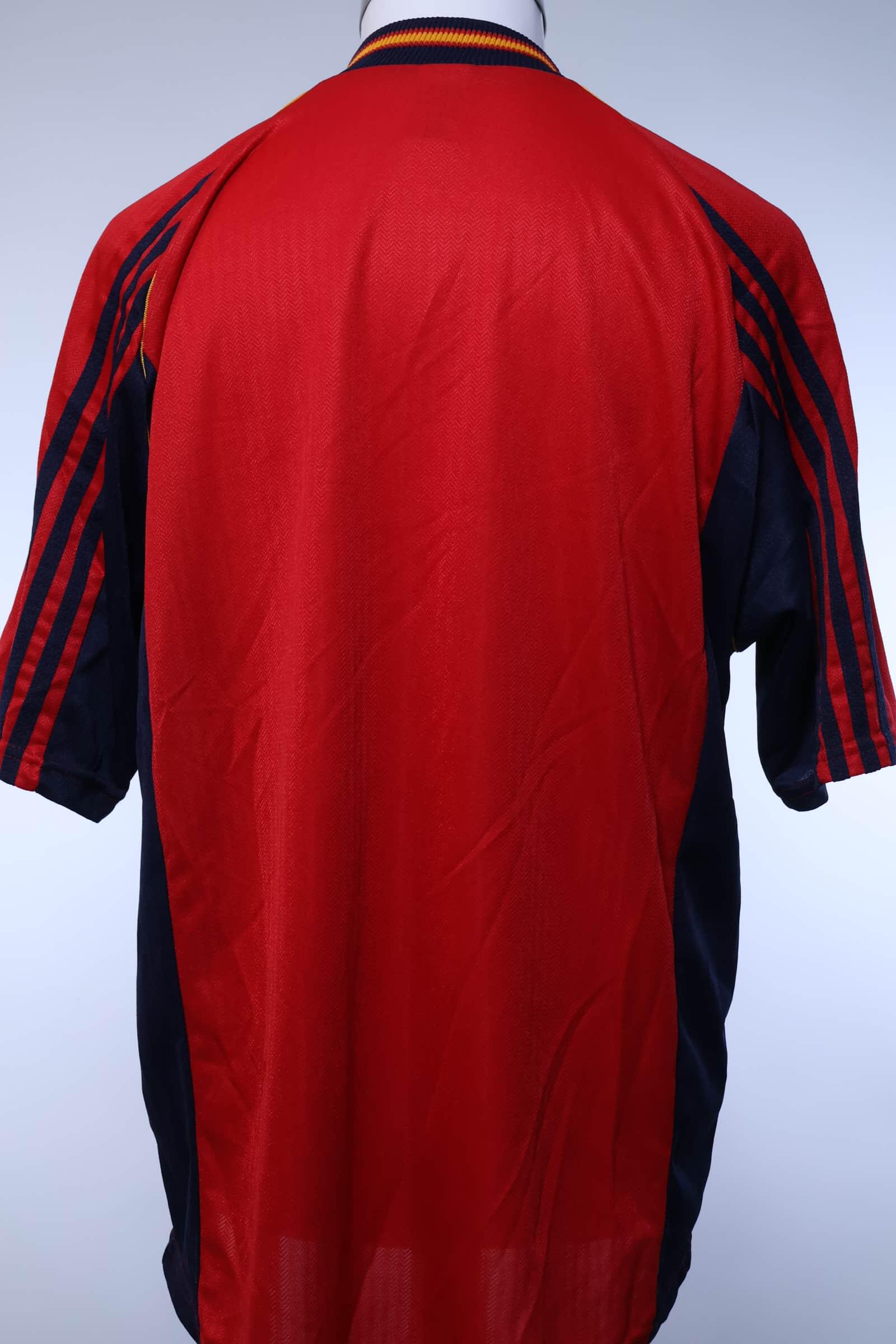 Spain 1998/99 World Cup Home Shirt - L- BACK