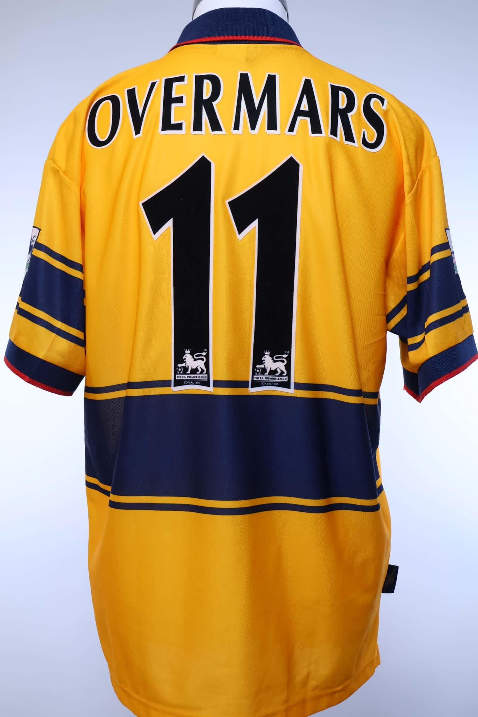 Arsenal Overmars #11 1997/99 Away Pro Shirt - L- FRONT