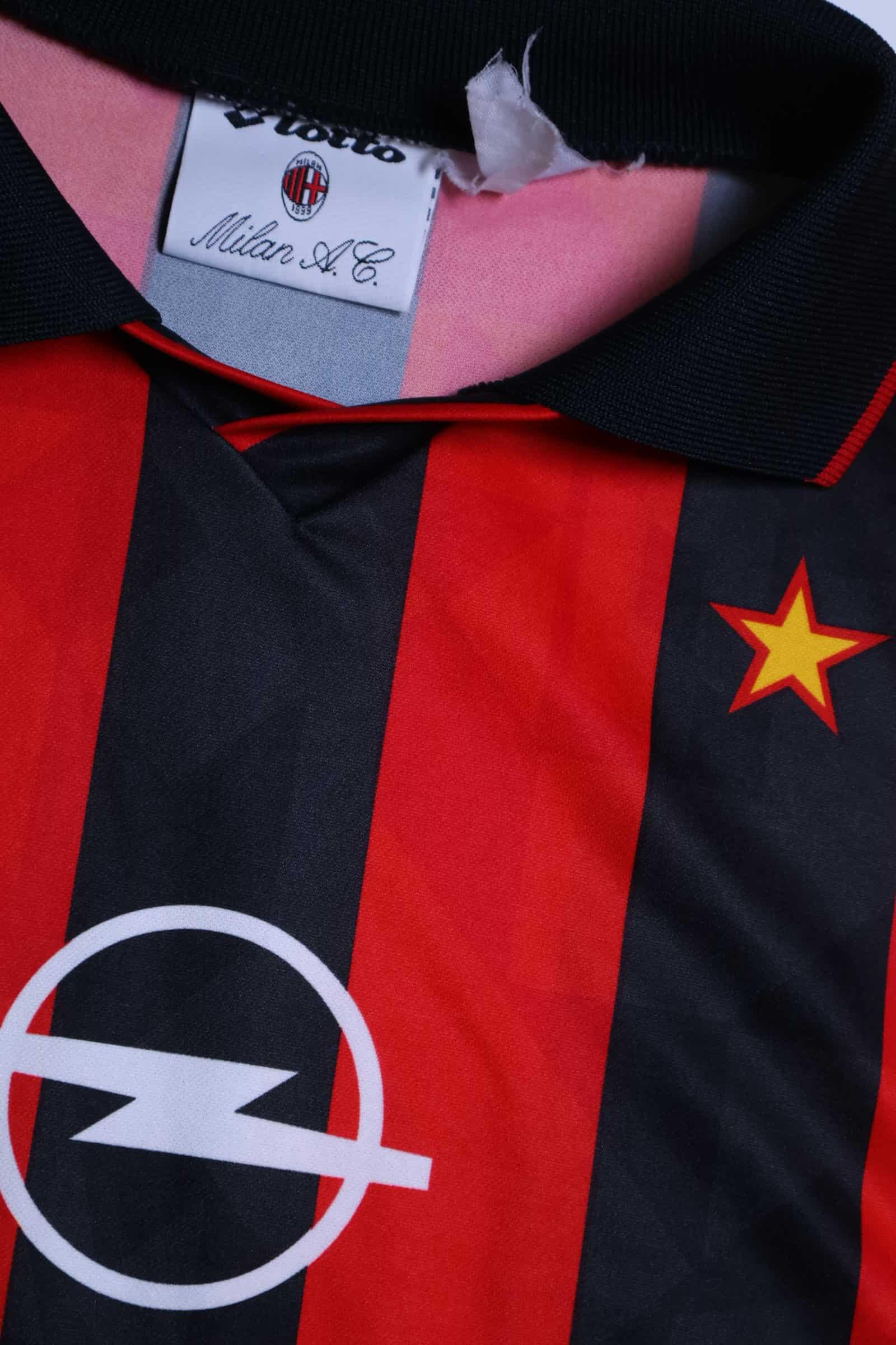 Ac Milan 1995/96 Home Shirt - M- TAGS