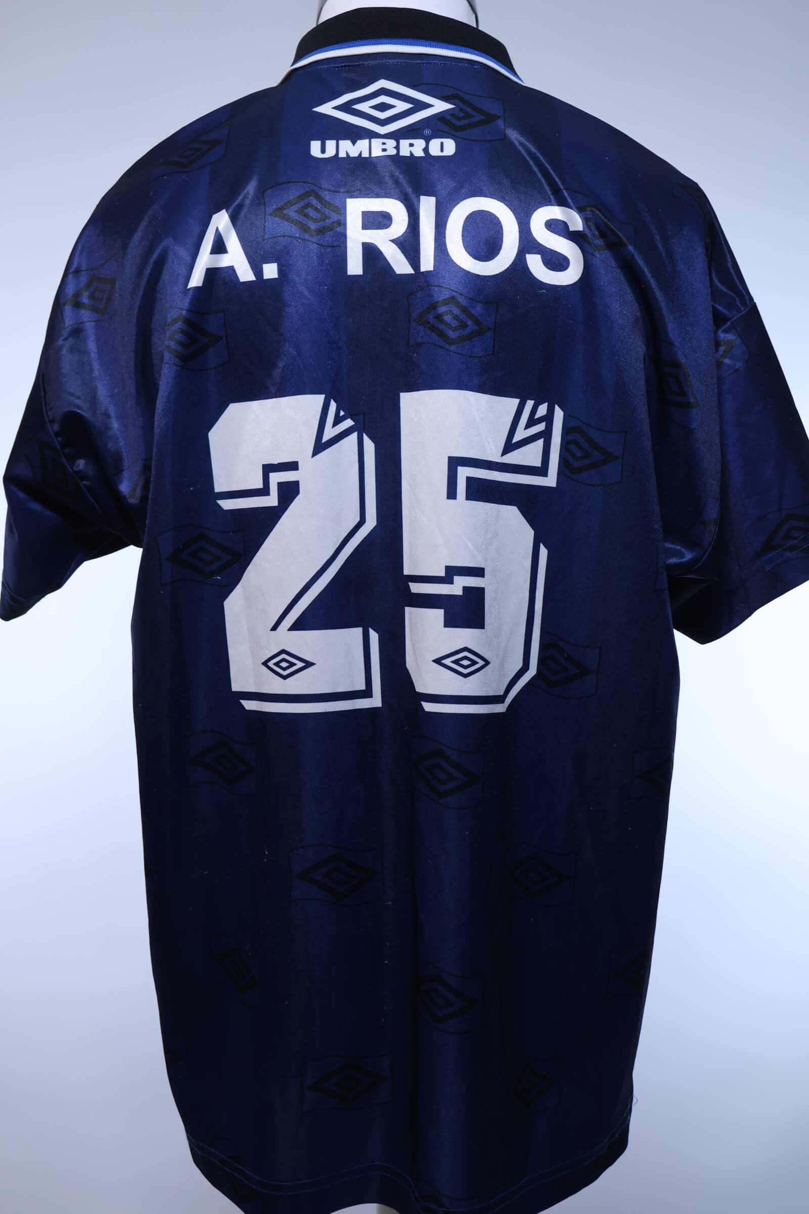 Necaxa A.Rios #24 1997/98 Goalkeeper Shirt - - BACK