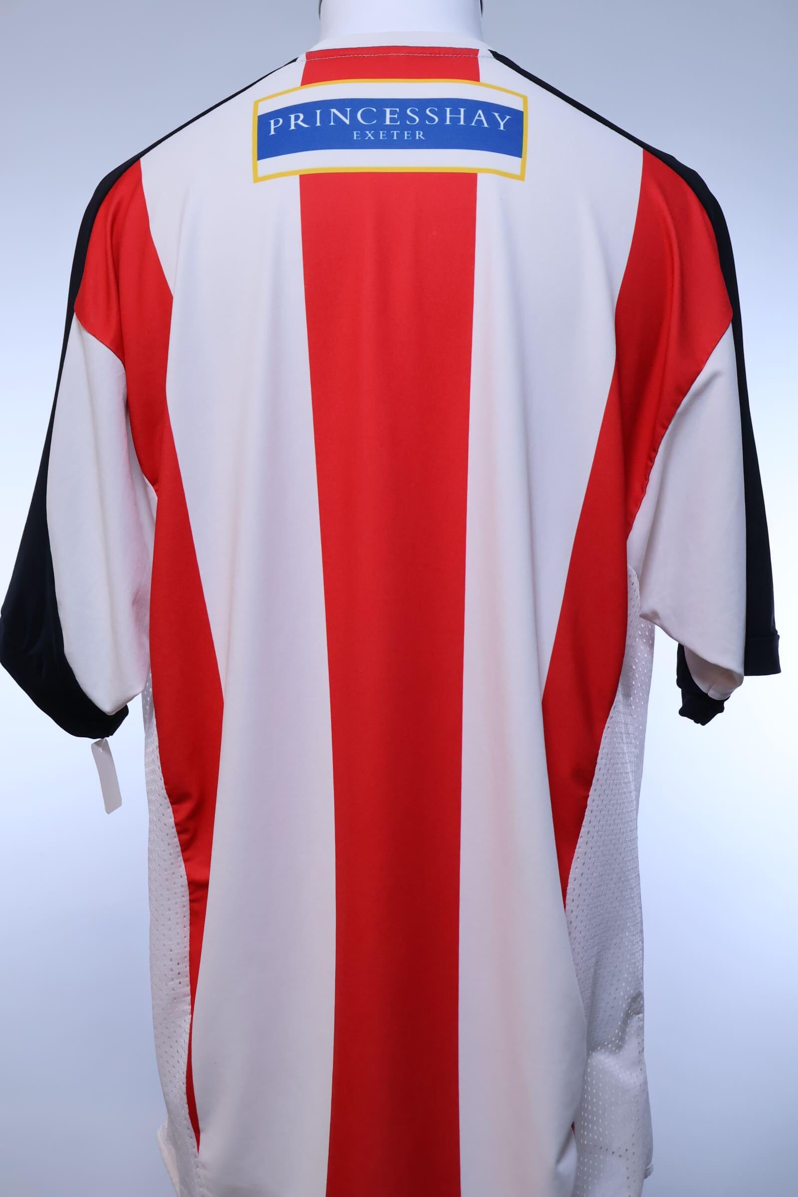 Exeter City F.C 2007/08 Home Shirt - XL- BACK