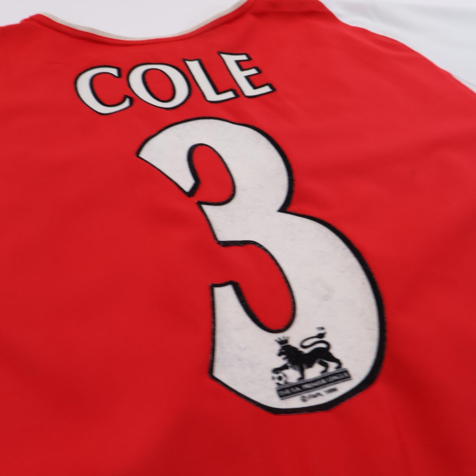 Arsenal Cole #3 2002/04 Home Shirt - XL- TAGS