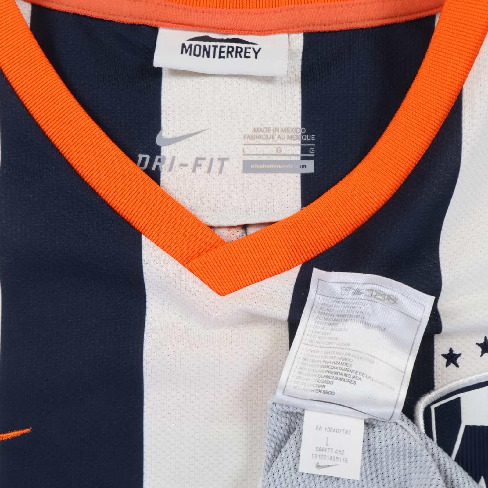 C.F. Monterrey H. Suazo #26 2012/14 Home Shirt - L- BACK