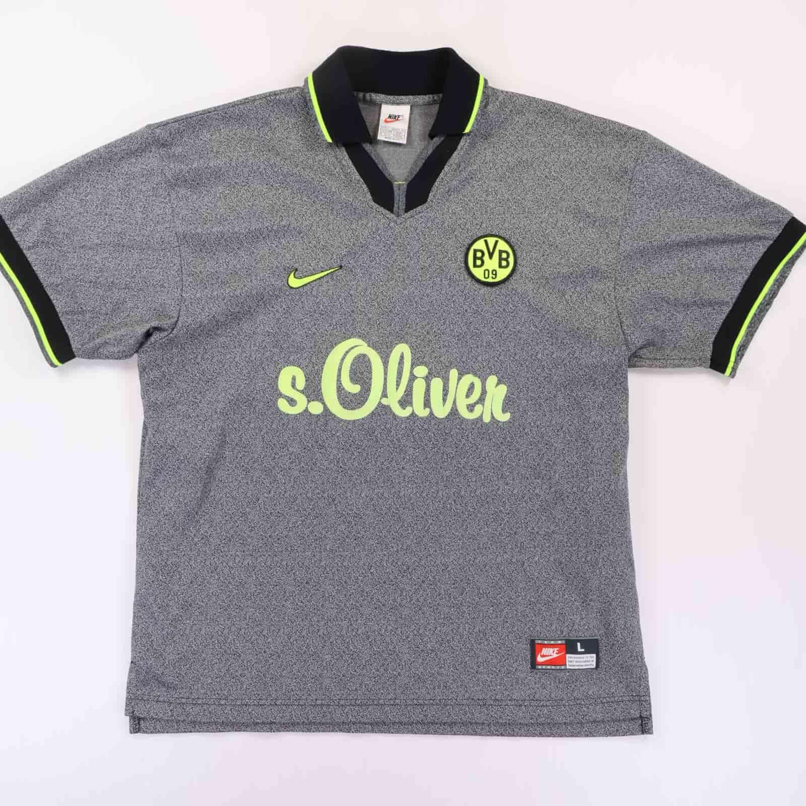 Borussia Dortmund 1997/98 Away Shirt - L- FRONT