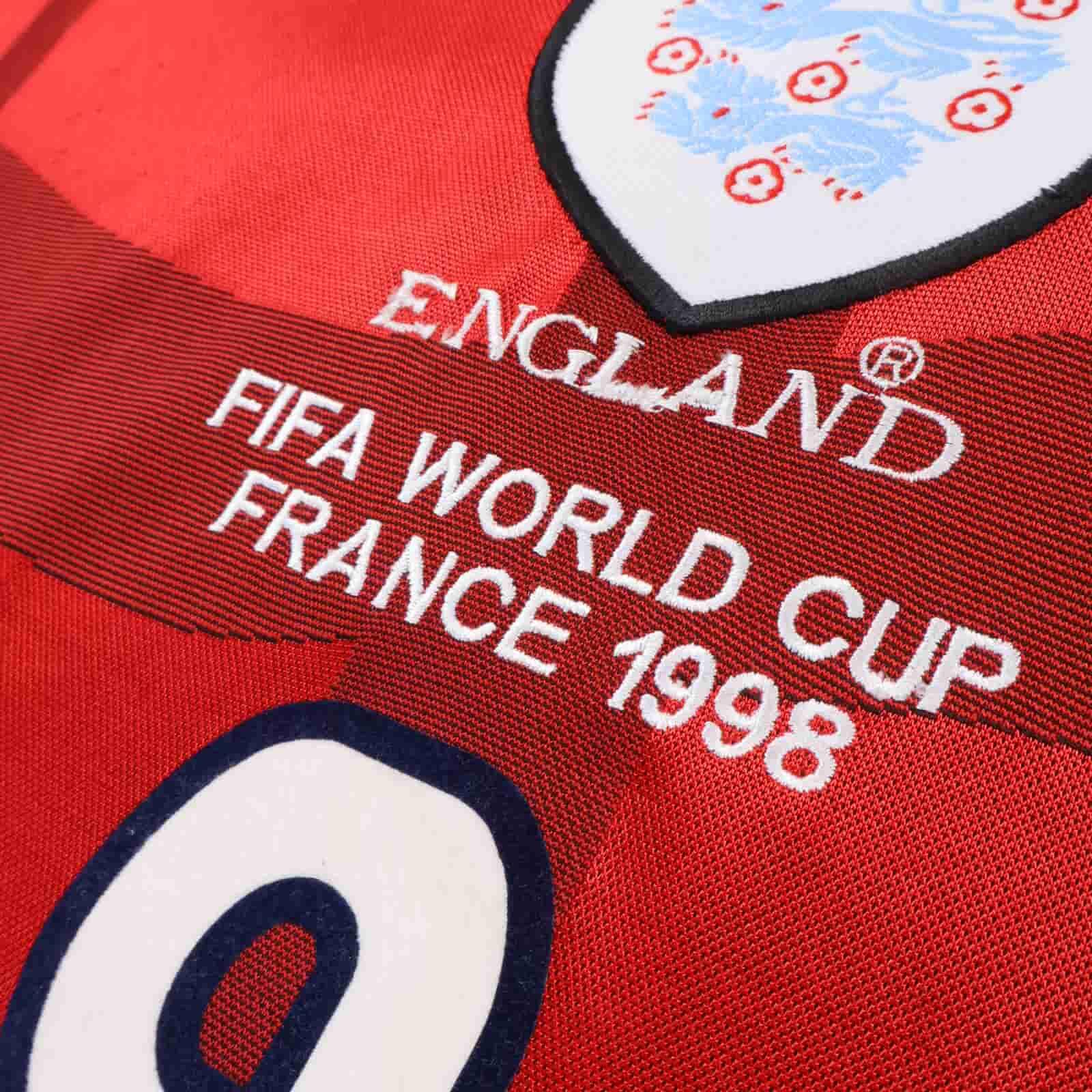 England Shearer #9 1997/99 World Cup Away Shirt - XL