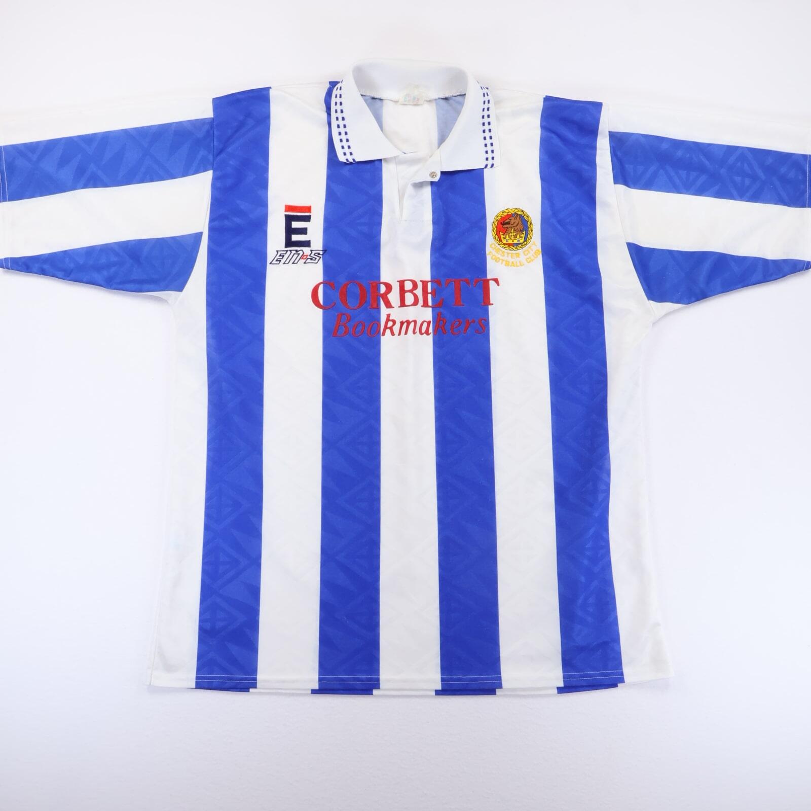 Chester City F.C 1993/94 Home Shirt - XL- FRONT