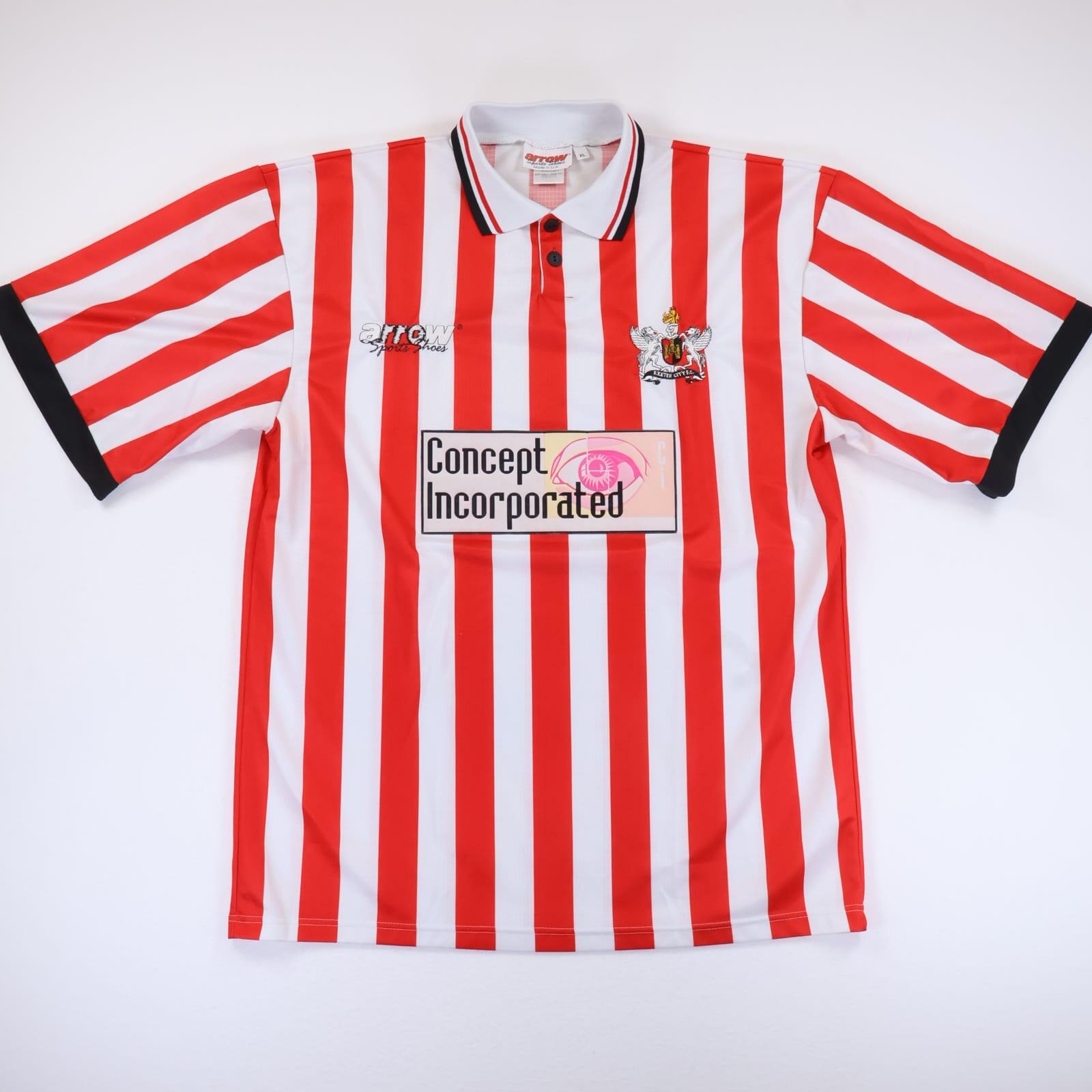 Exeter City F.C 1997/98 Home Shirt - XL- FRONT