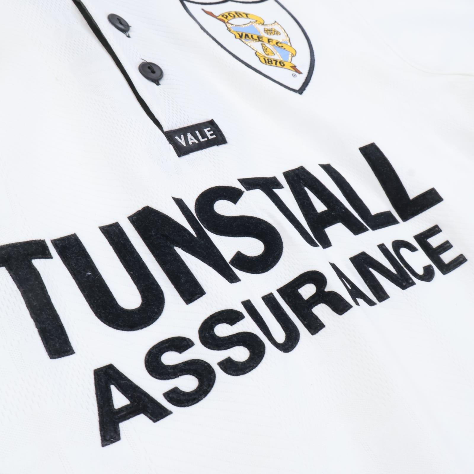 Port Vale Fc 1997/99 Home Shirt - M- BACK
