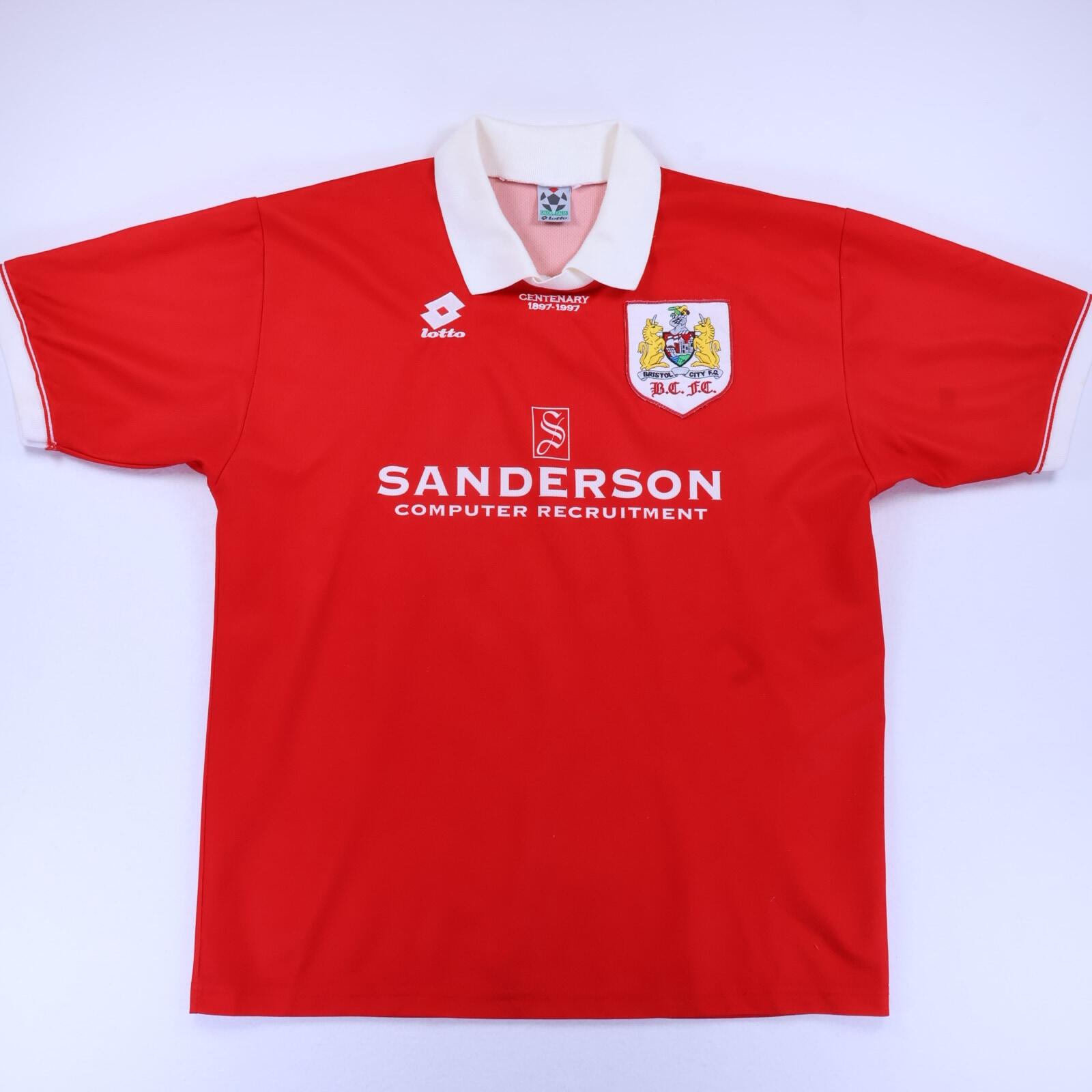 Bristol City F.C 1996/97 Home Shirt - 2XL- FRONT