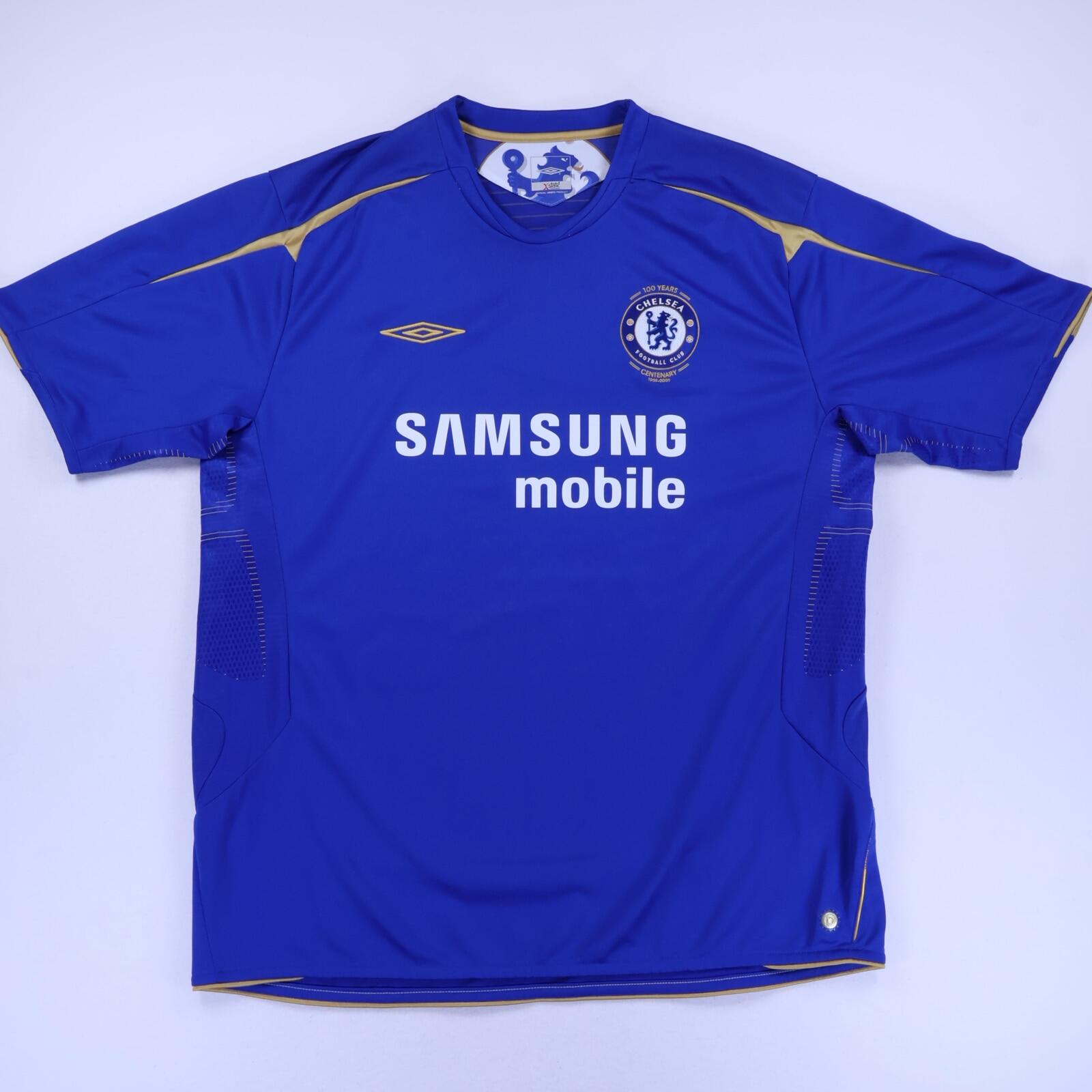 Chelsea Makelele #4 2005/06 Home Shirt - Centenary - 2XL- BACK