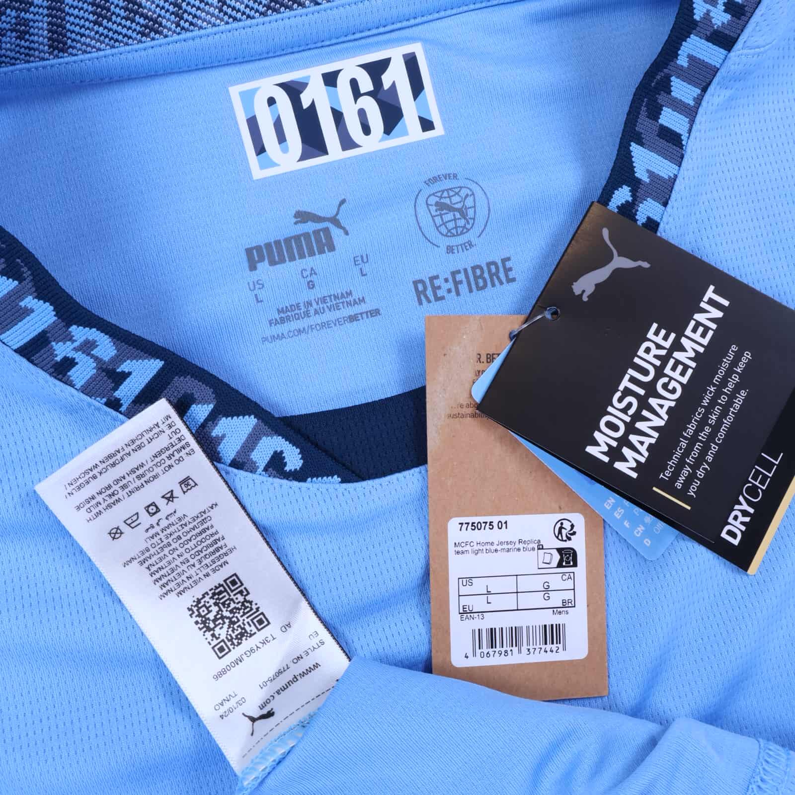 Manchester City 2024/25 Home Shirt - L
