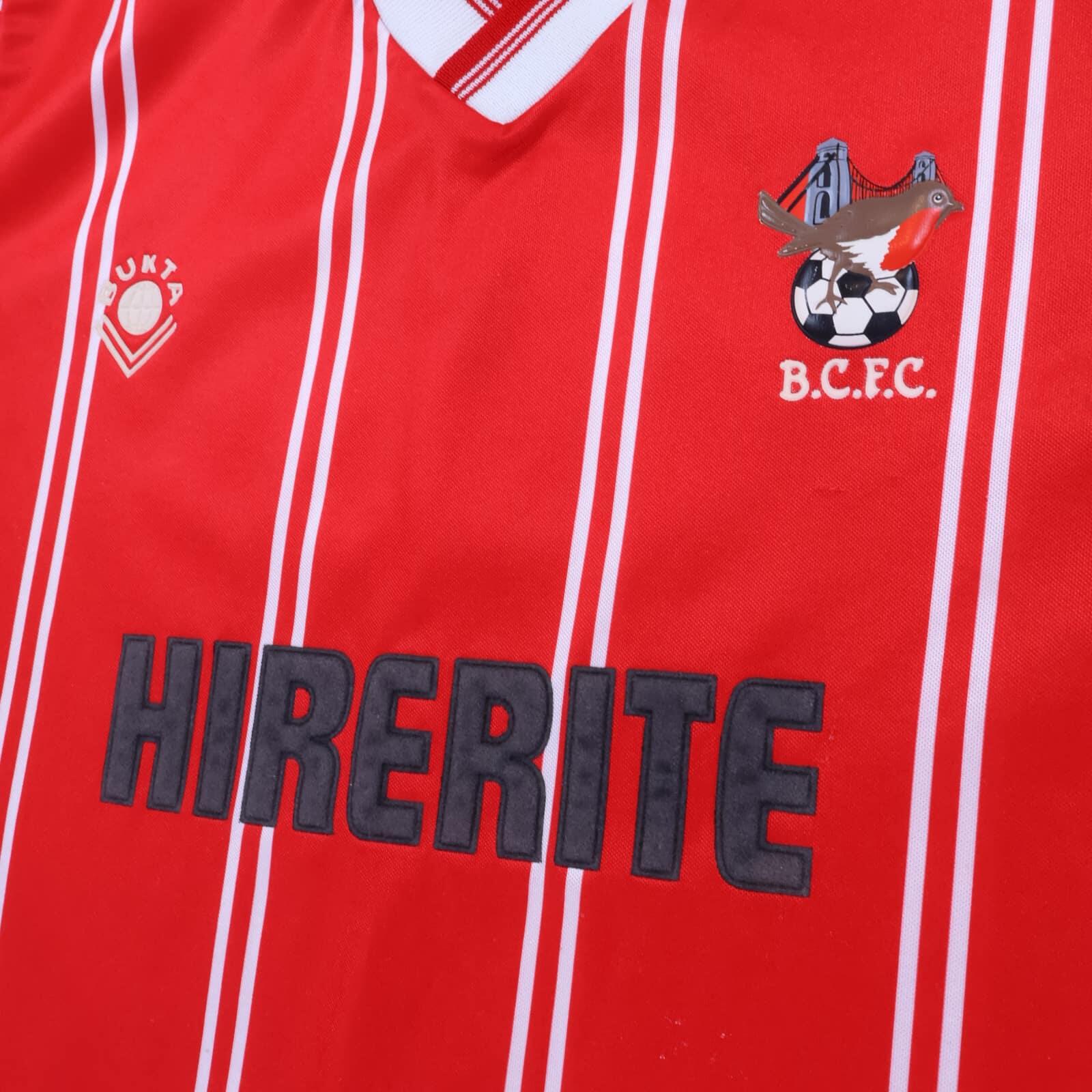 Bristol City F.C 1988/90 Home Shirt - M- BACK