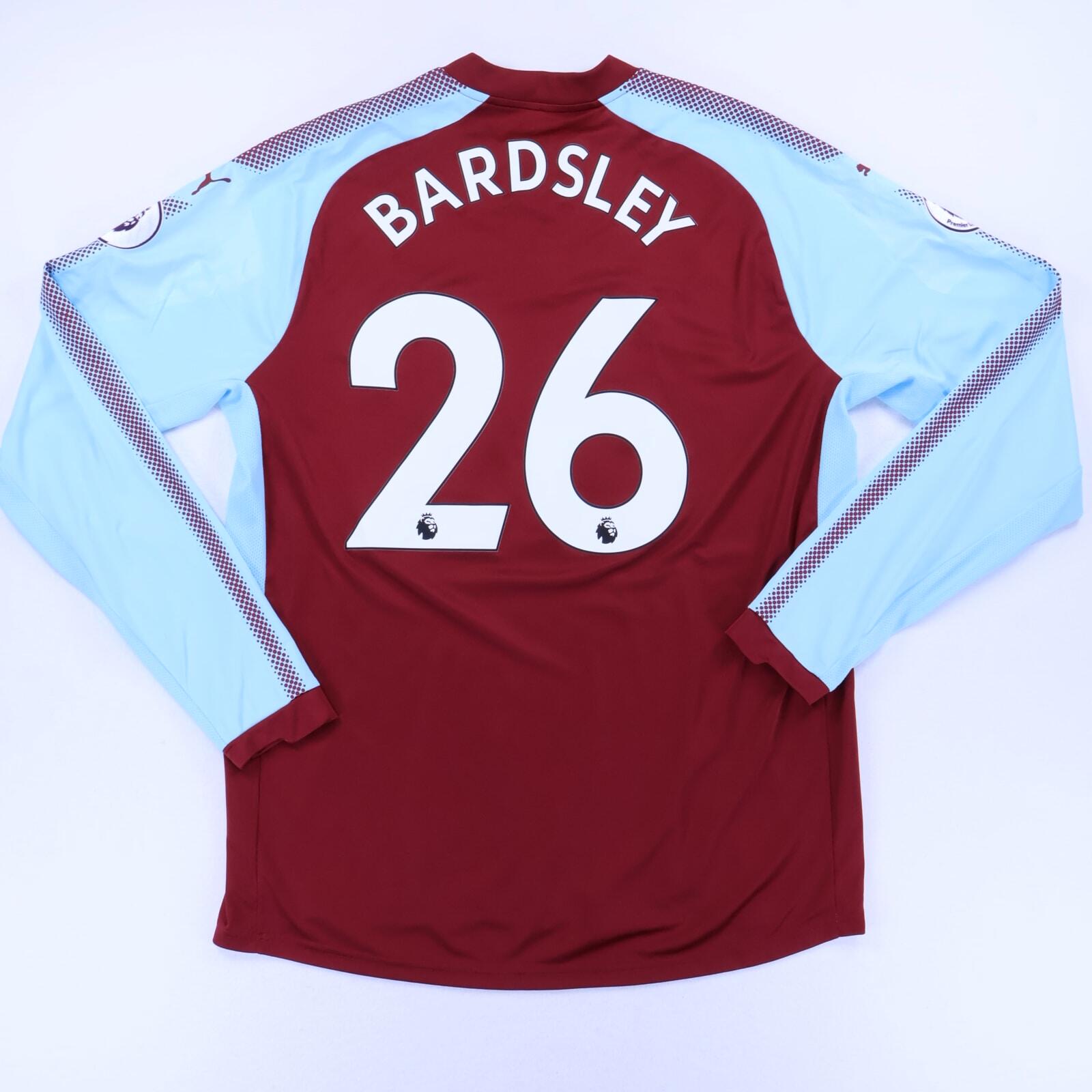 Burnley F.C Bardsley #26 2017/18 Home Shirt - XL- FRONT
