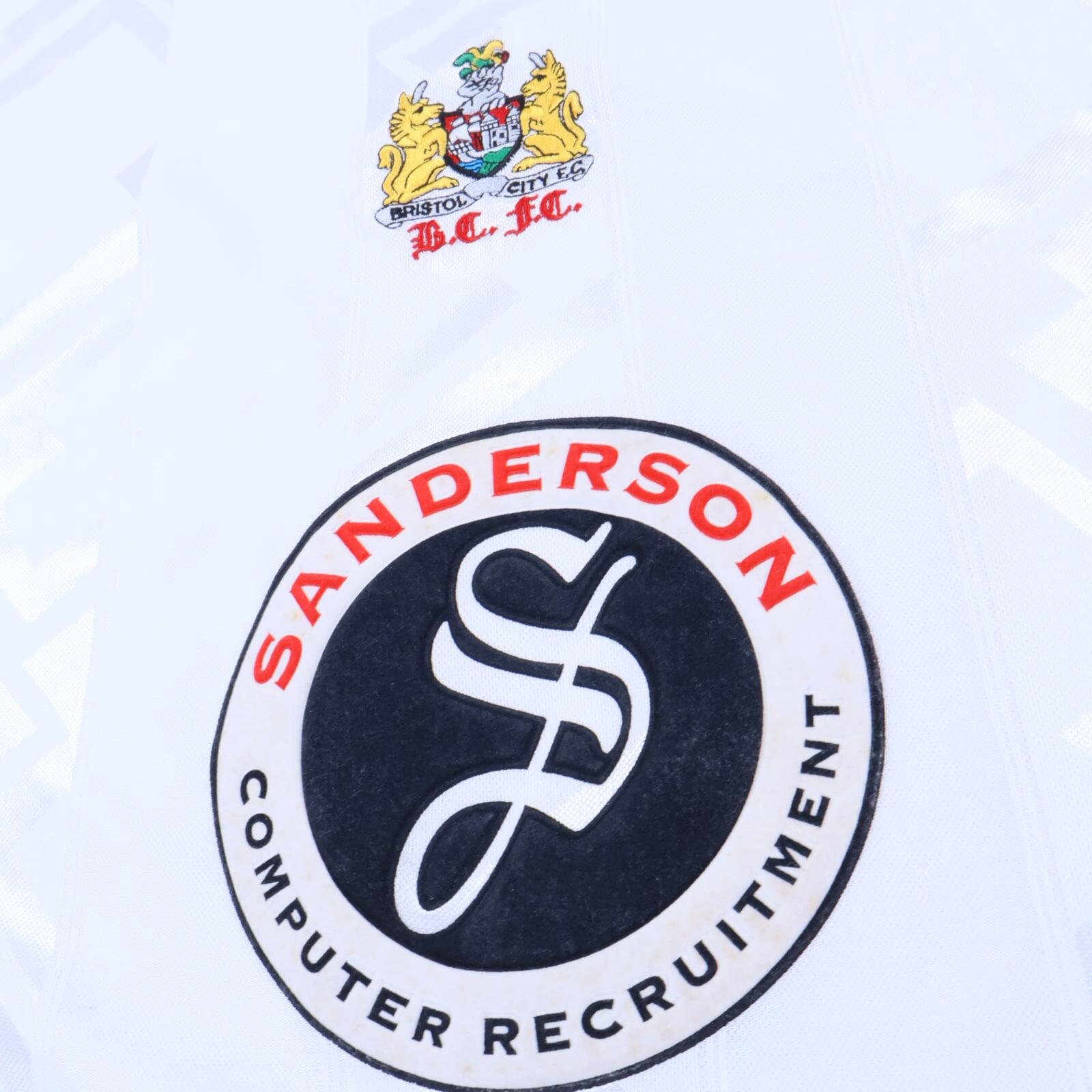Bristol City F.C 1996/97 Away Shirt - XL- BACK