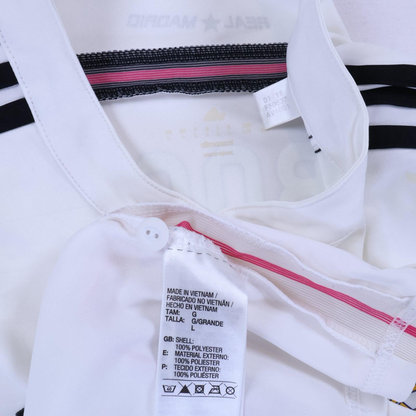 Real Madrid Kroos #8 2014/15 Home Shirt - L- TAGS