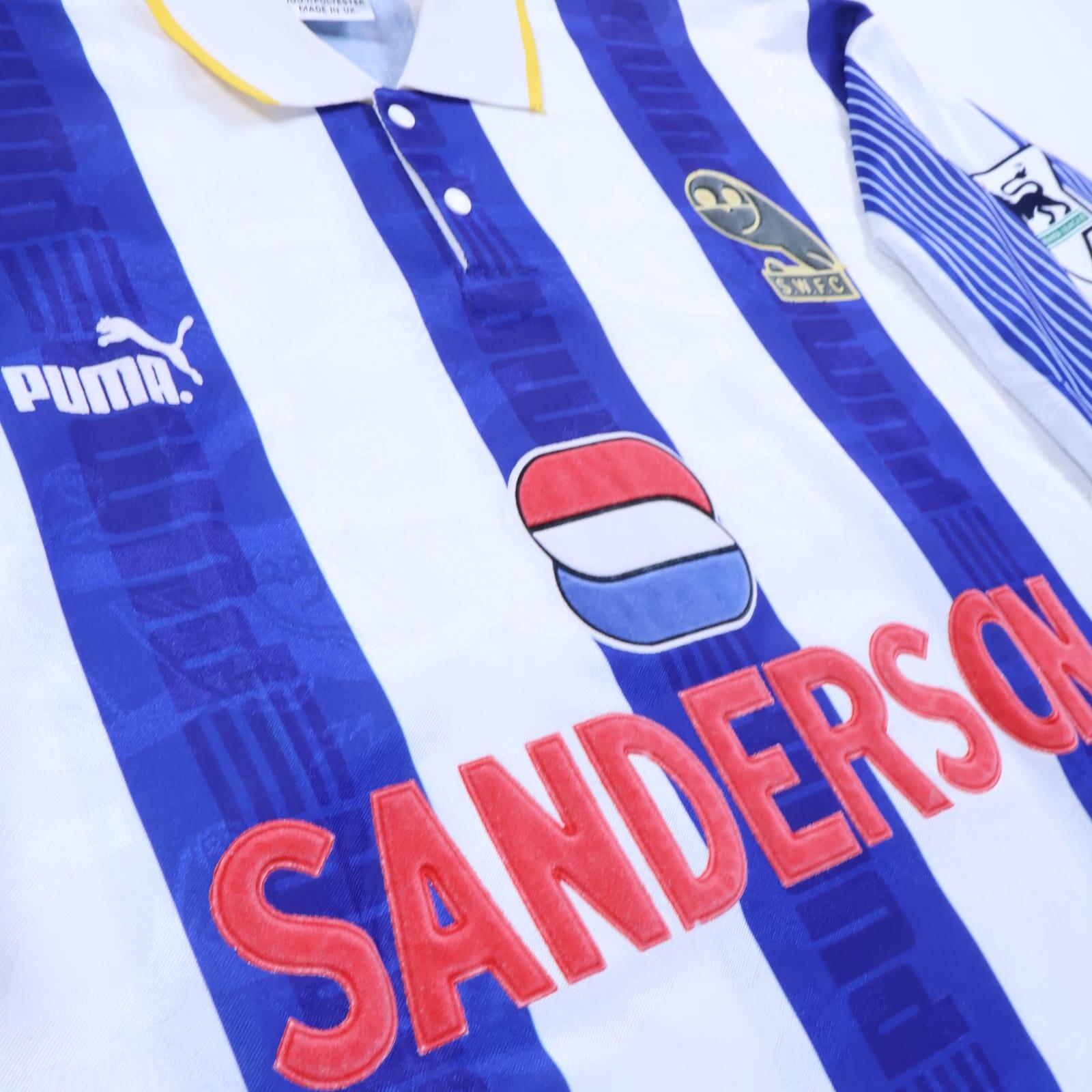 Sheffield Wednesday Waddle #8 1993/95 Home Shirt - M