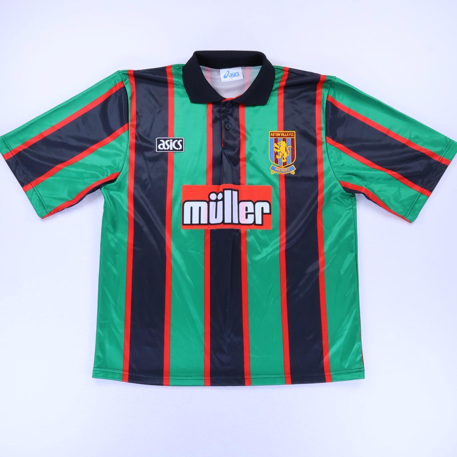 Aston Villa Mcgrath #5 1993/95 Away Shirt - L- BACK