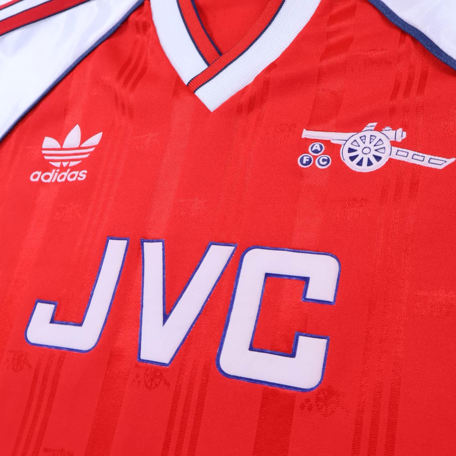 Arsenal Richardson #8 1988/90 Home Shirt - L- BACK