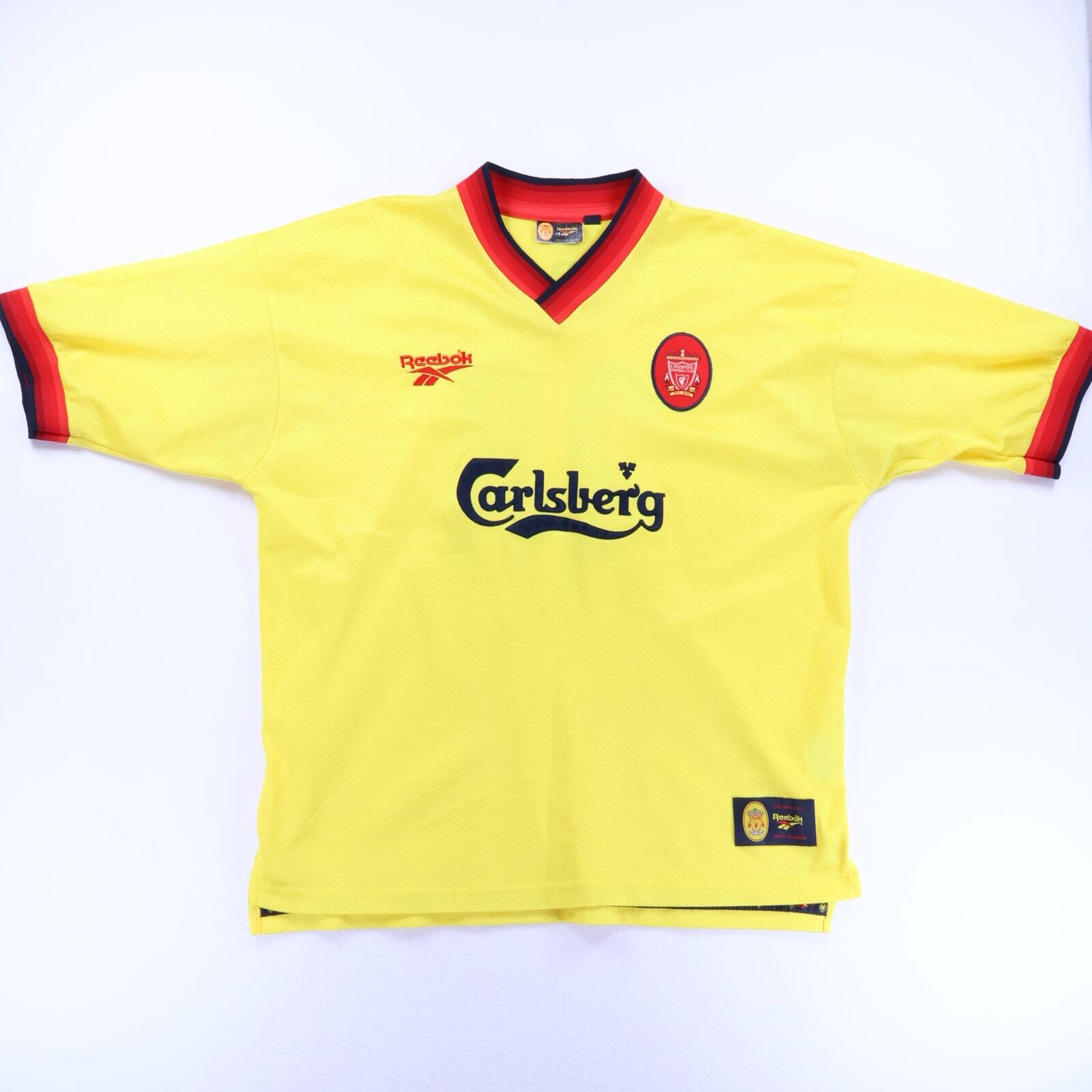 Liverpool F.C Gerrard #28 1997/99 Away Shirt - 2XL- BACK