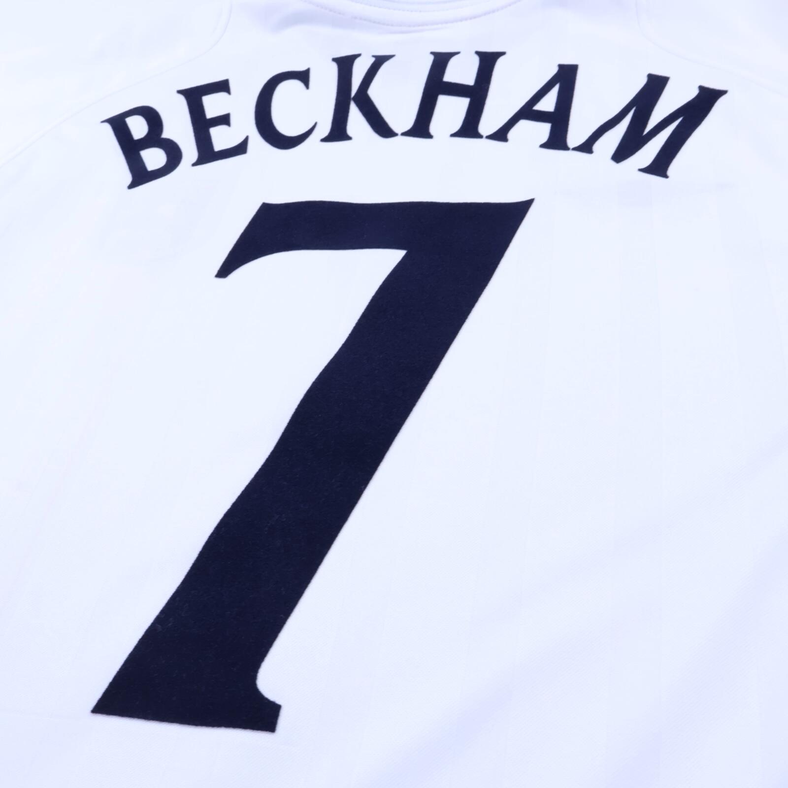 England Beckham #7 2001/03 Home Shirt - S