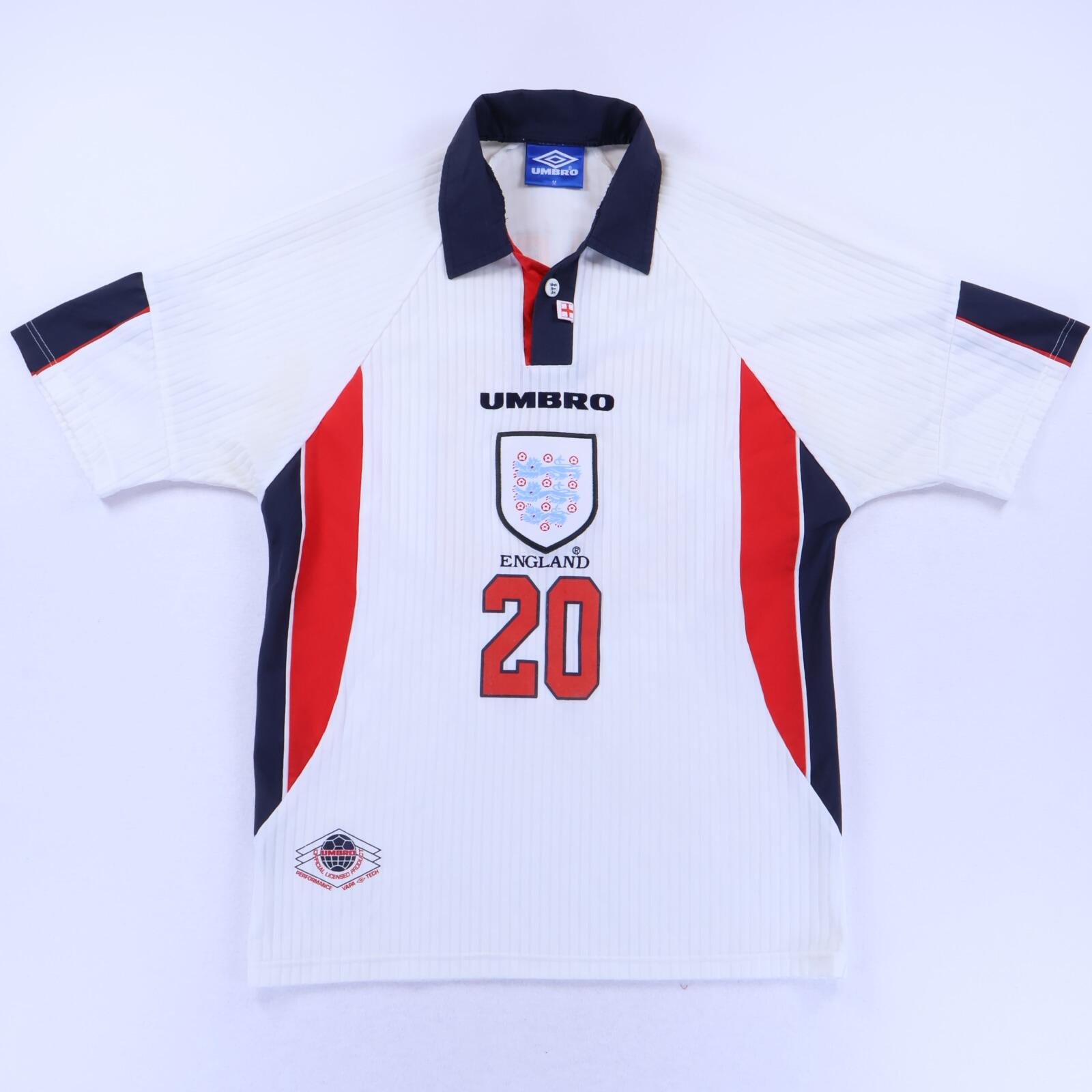 England Owen #20 1997/99 Home Shirt - M- BACK
