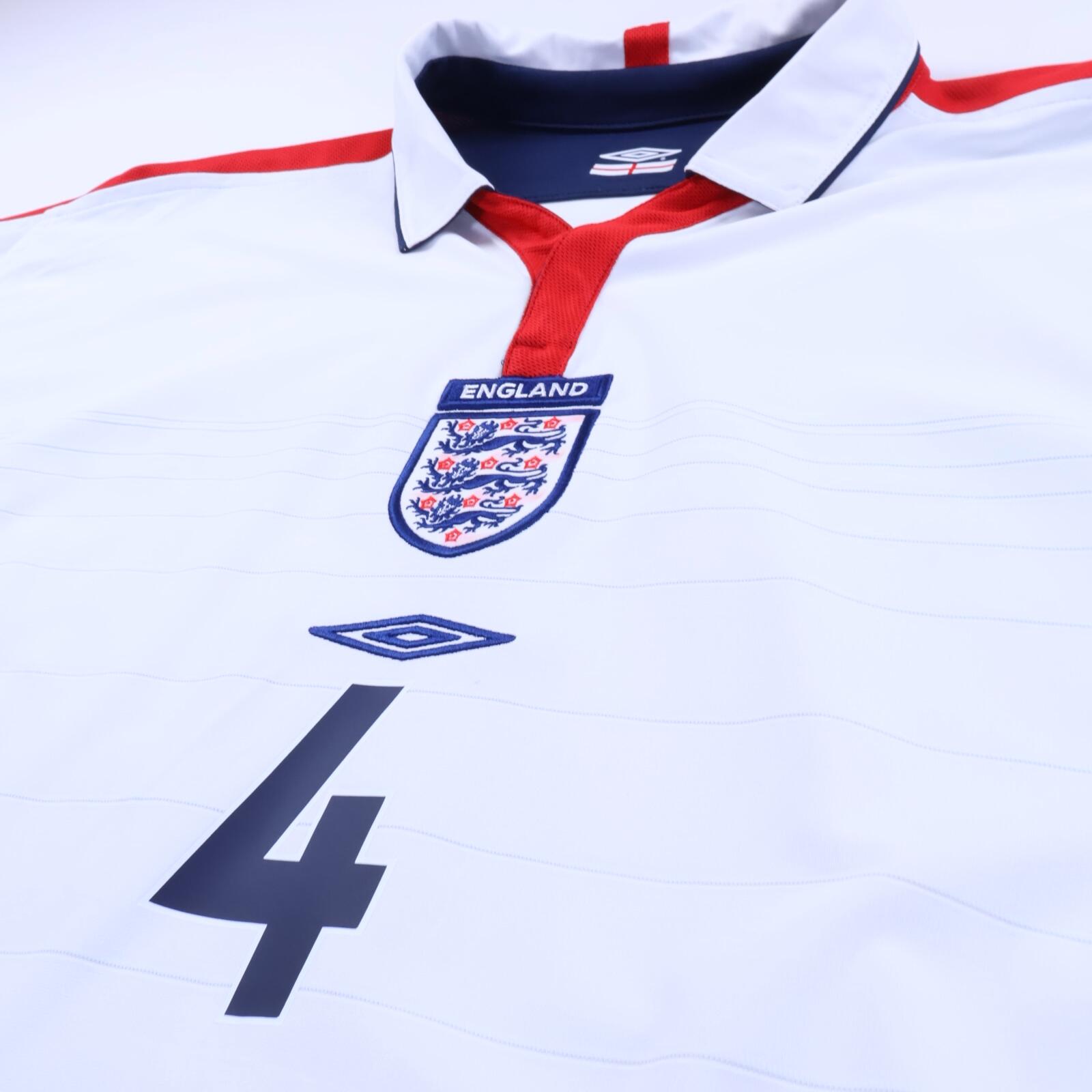 England Gerrard #4 2003/05 Home Shirt - Reversible - 2XL