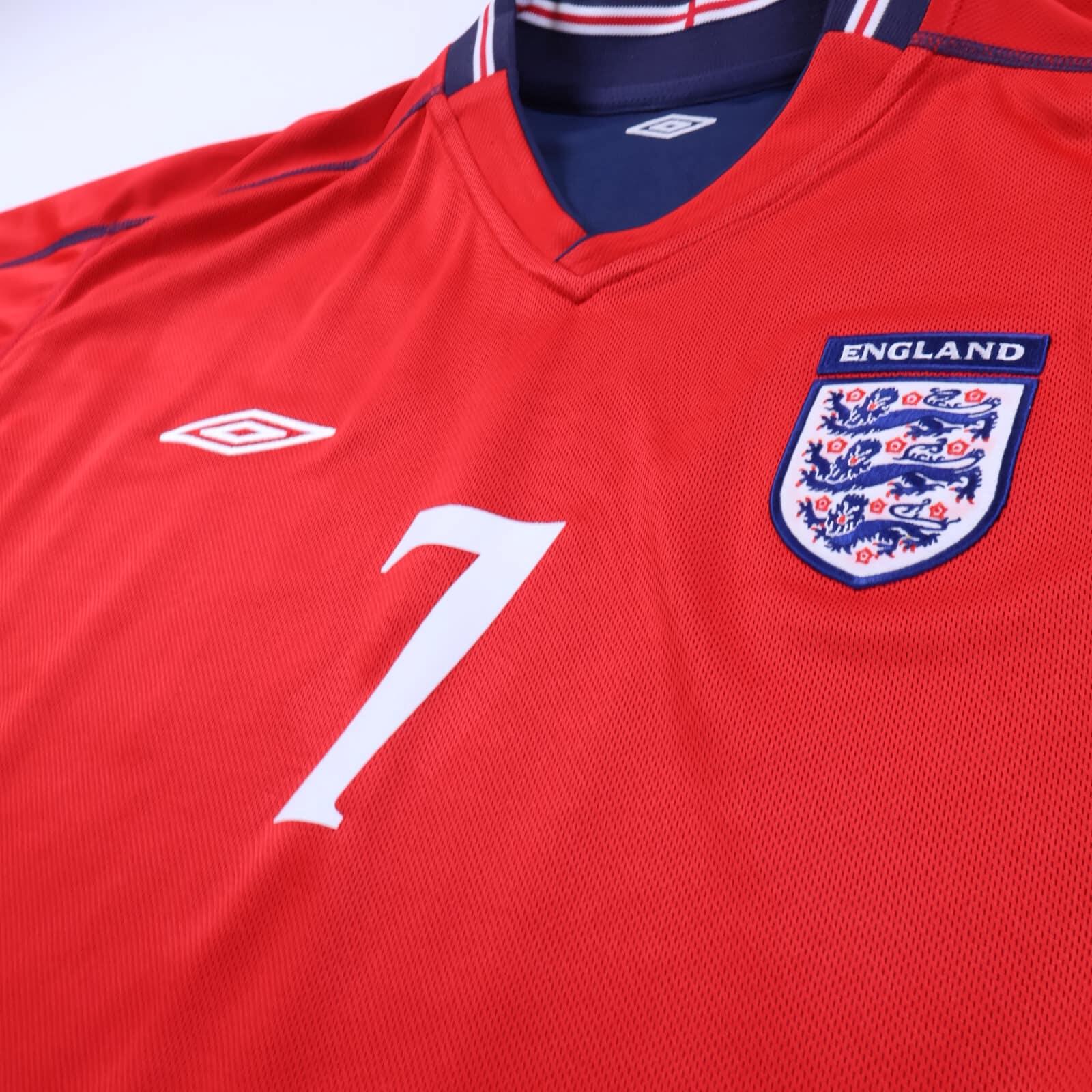 England Beckham #7 2006/08 Away Shirt - Reversible - XL