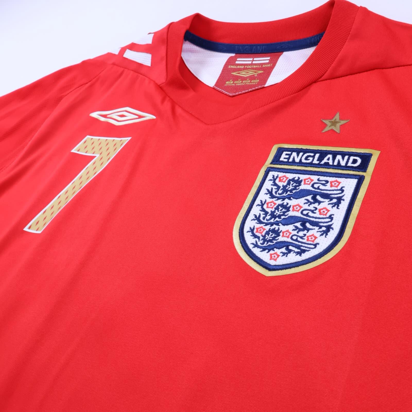 England Beckham #7 2006/08 Away Shirt - M