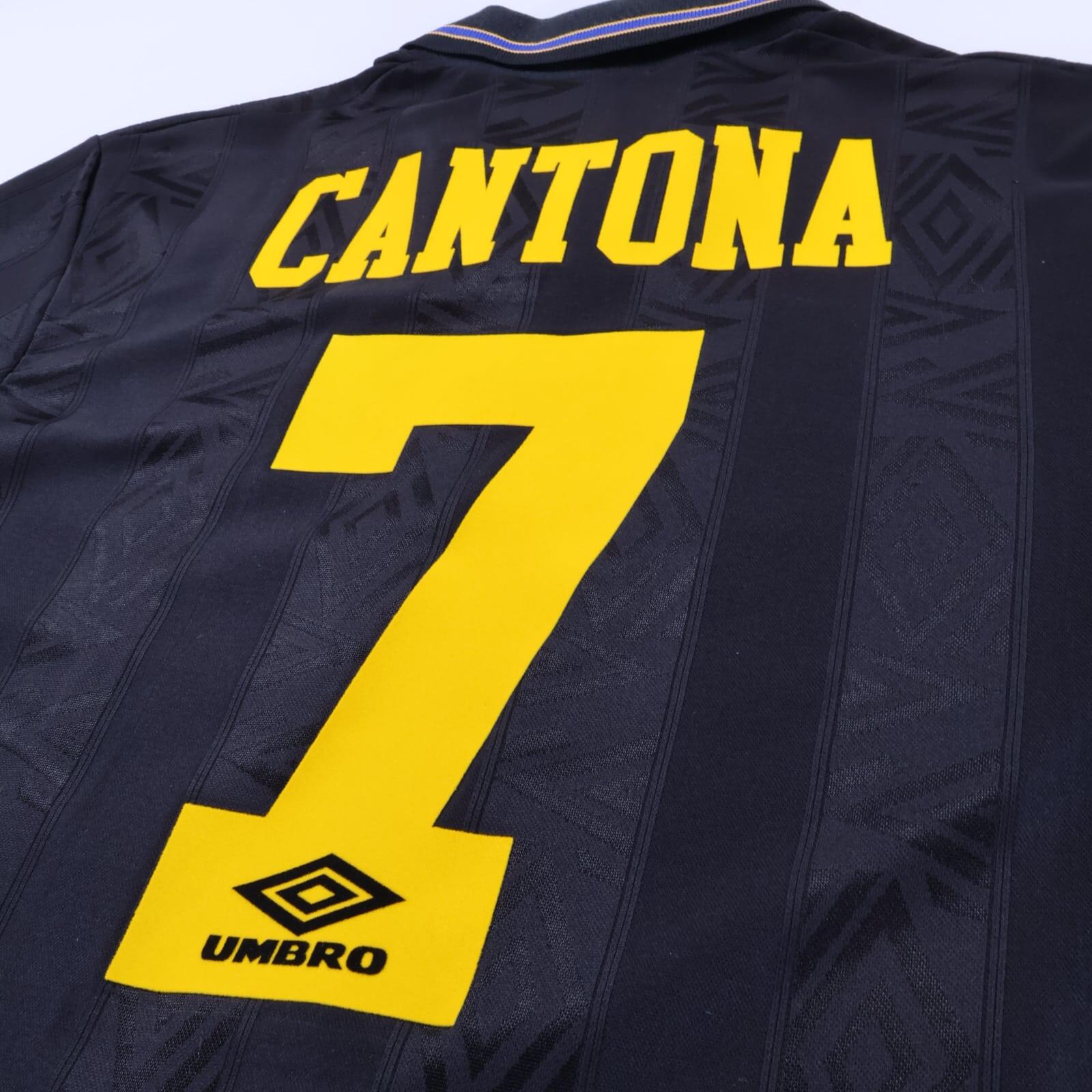 Manchester United Cantona #7 1993/95 Away Shirt - M- TAGS