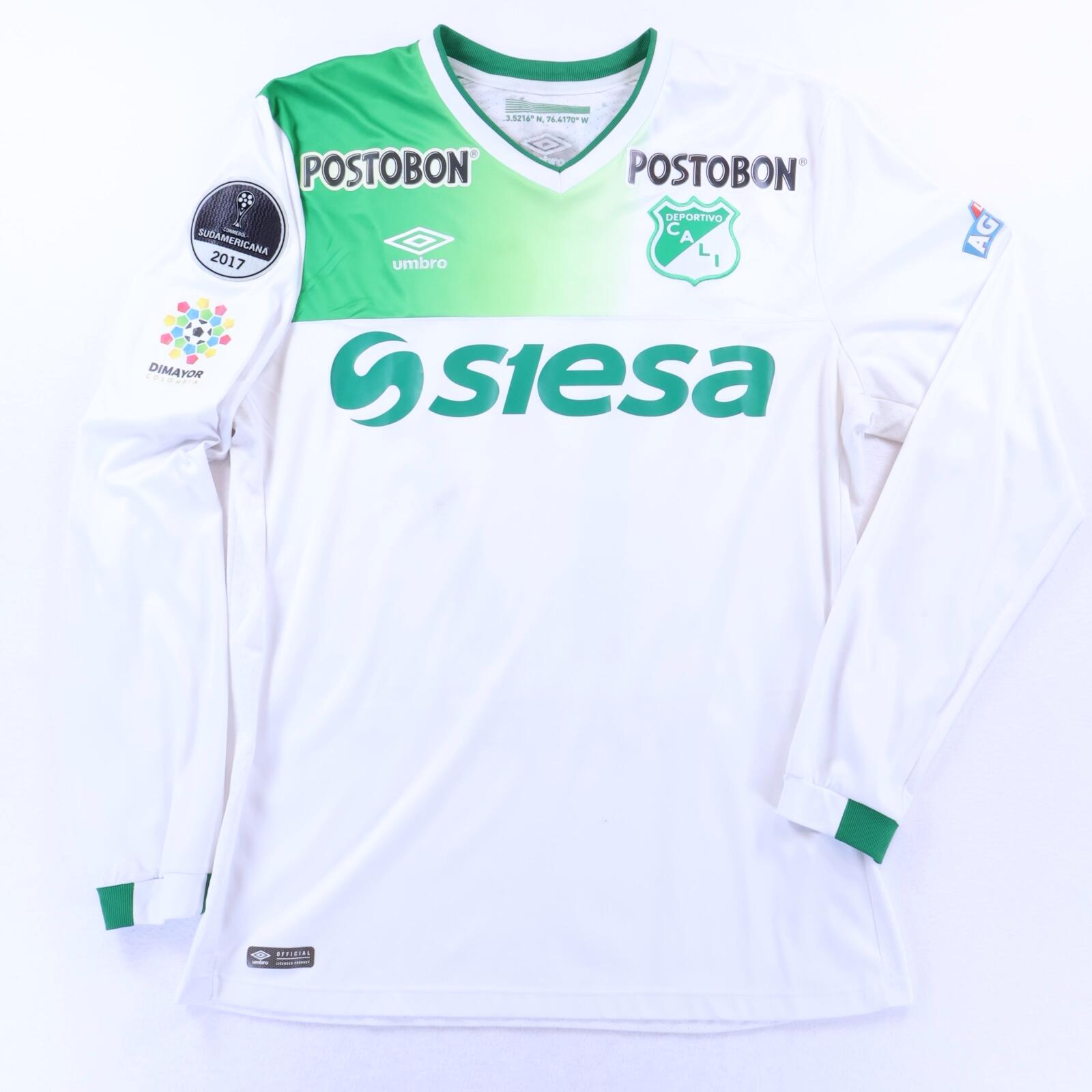 Deportivo Cali Mayer C. #7 2017/ Away Shirt - M- FRONT
