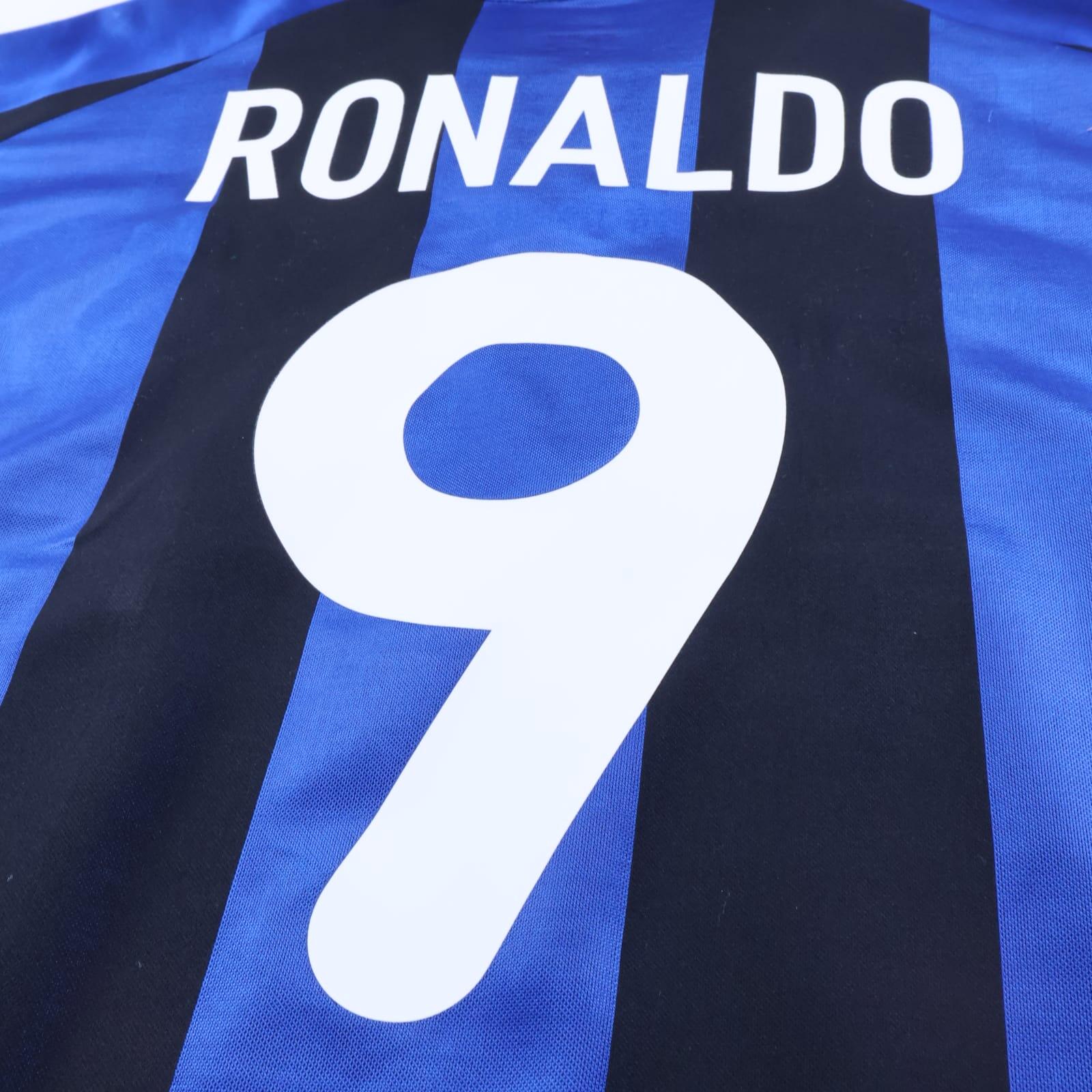 Inter Milan Ronaldo #9 2001/02 Home Shirt - XXL- TAGS