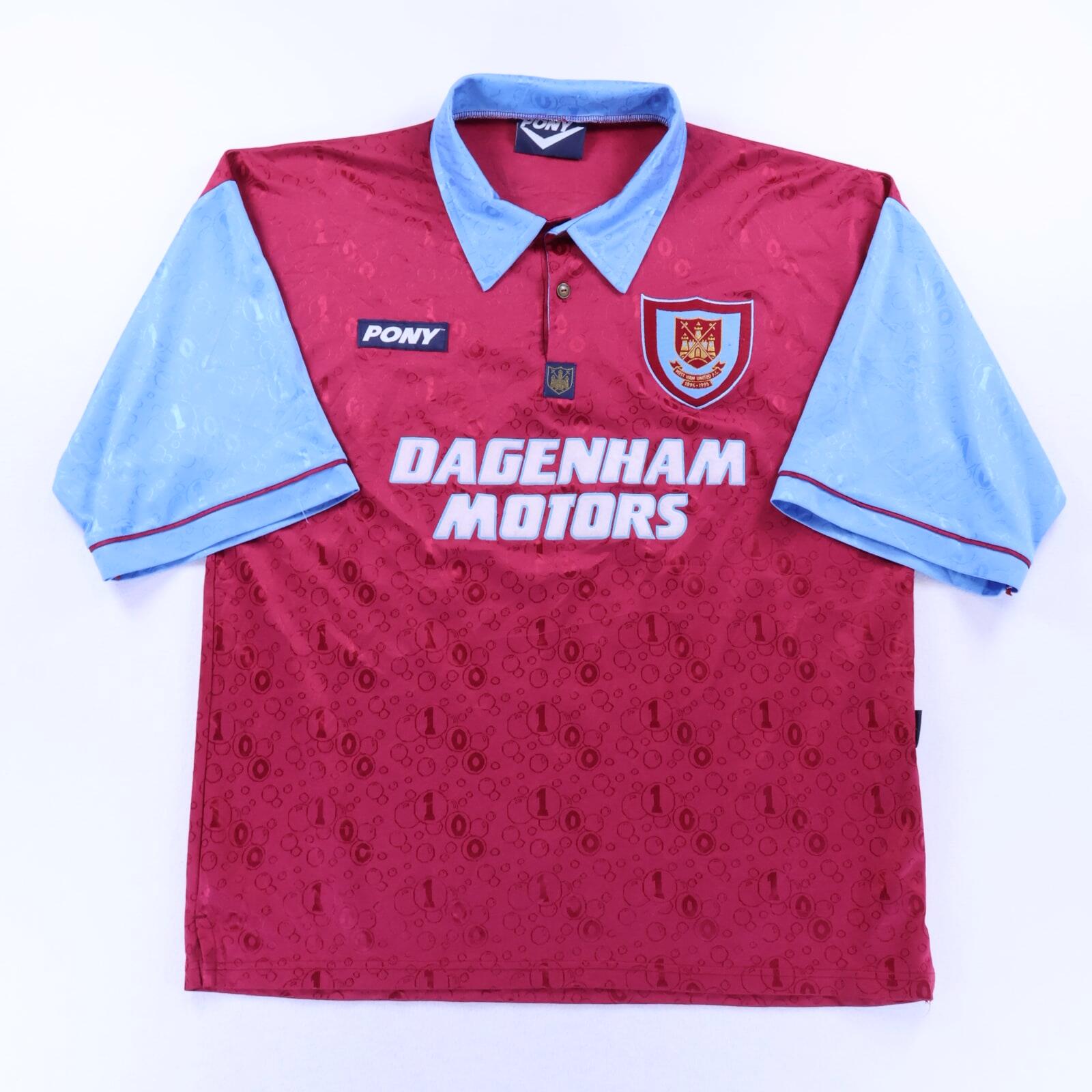 West Ham United 1995/97 Home Shirt - XL- FRONT