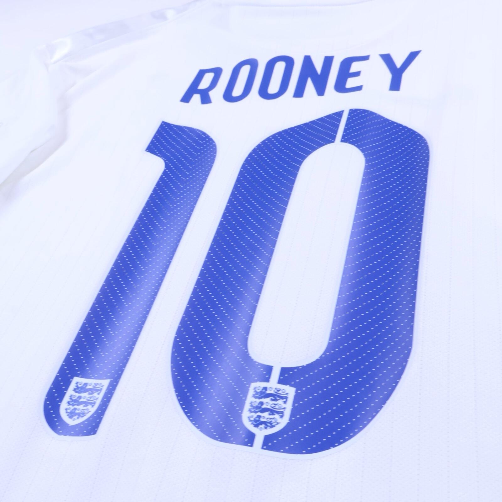 England Rooney #10 2014/15 Home Shirt - M- TAGS