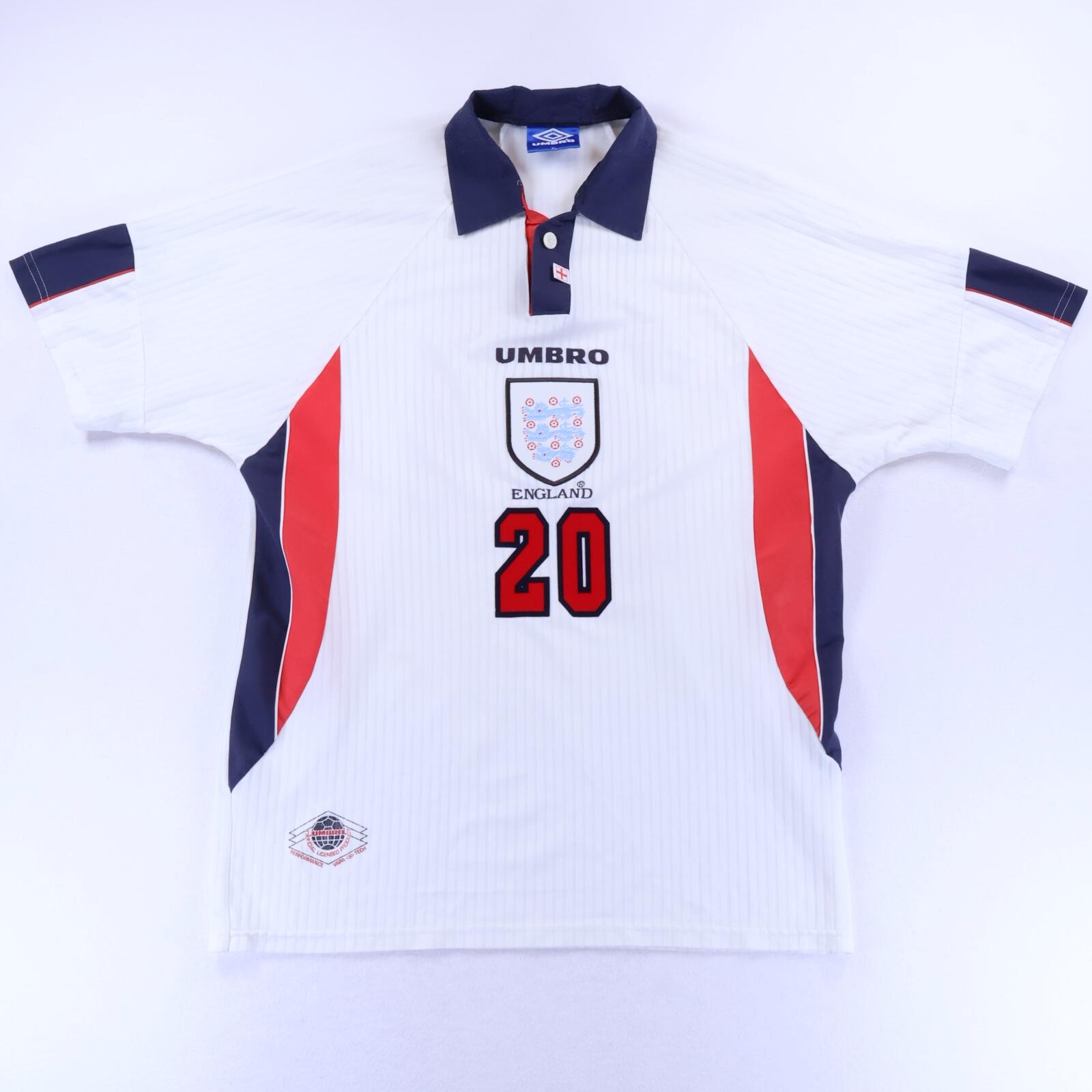 England Owen #20 1997/99 Home Shirt - XL- BACK