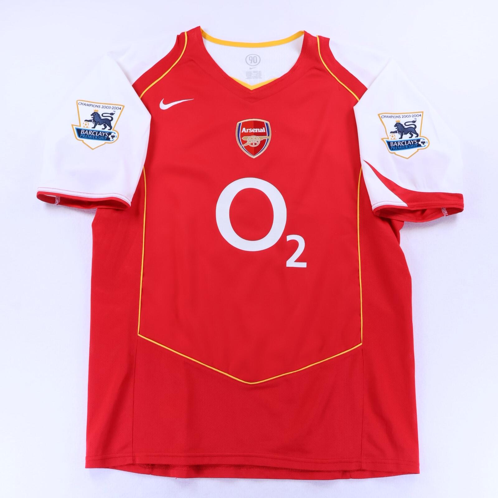 Arsenal Bergkamp #10 2004/05 Home Shirt - XL- BACK