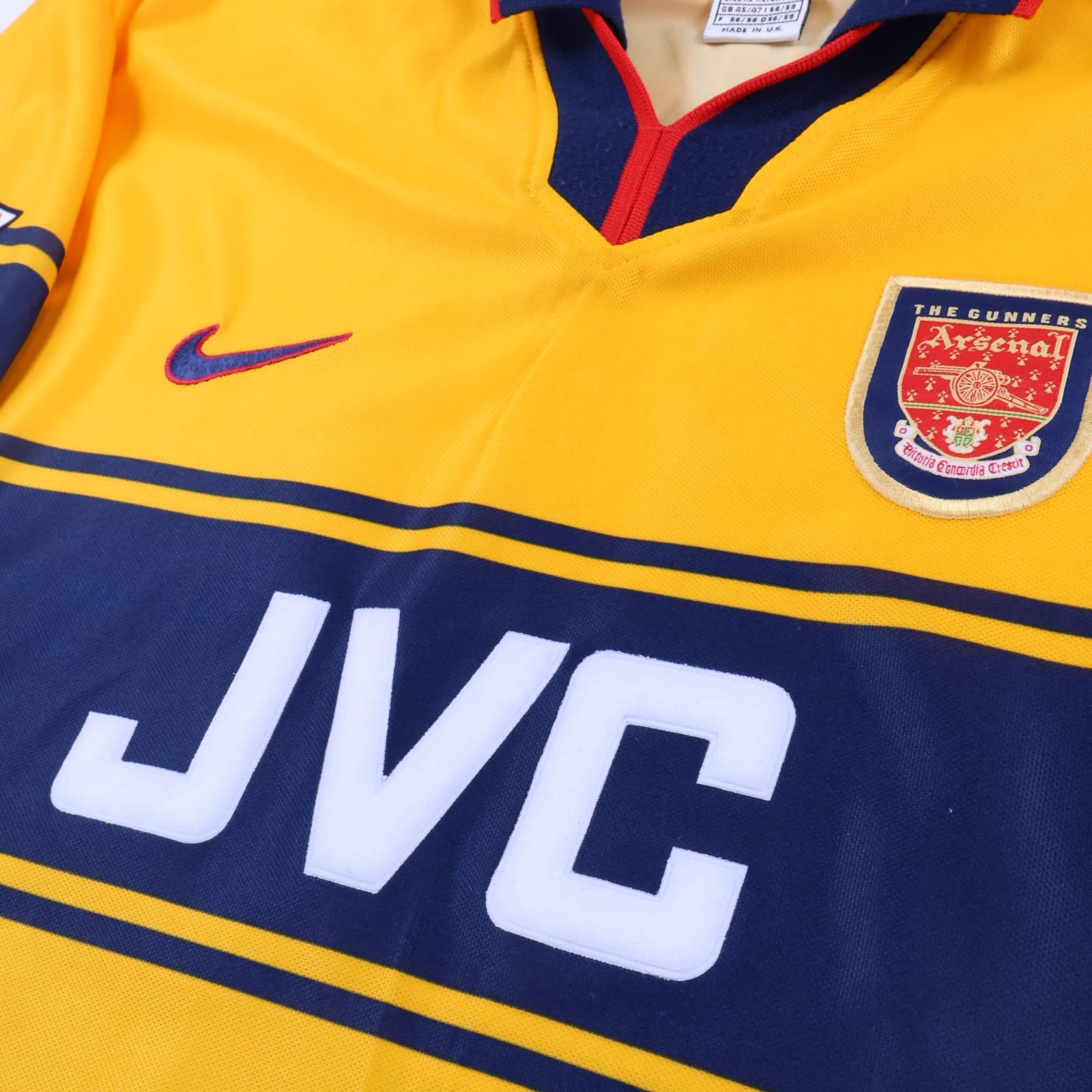 Arsenal Bergkamp #10 1997/99 Away Pro Shirt - XL