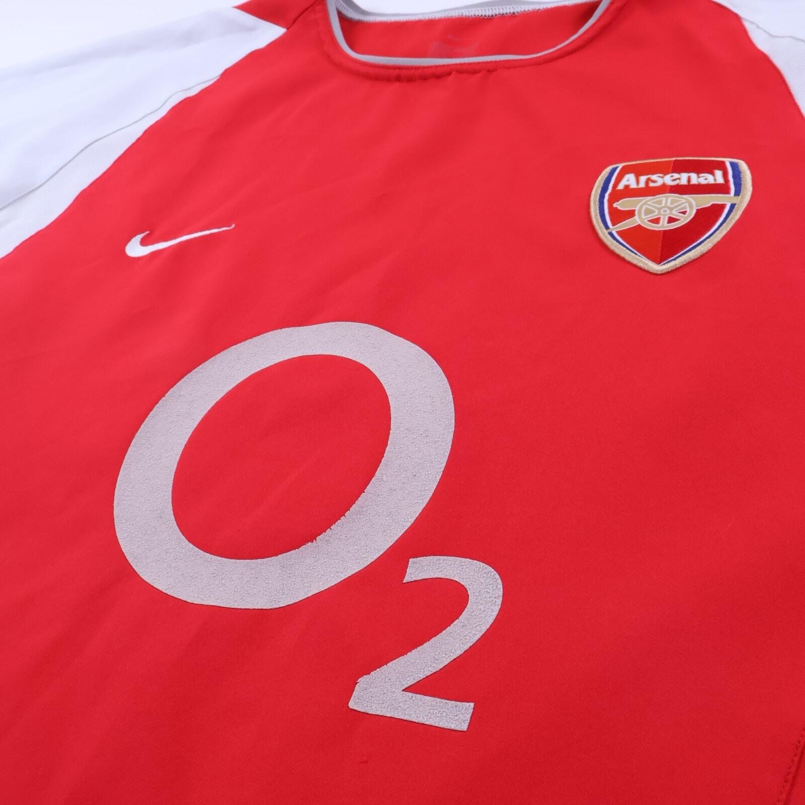 Arsenal 2002/04 Home Shirt - M- BACK