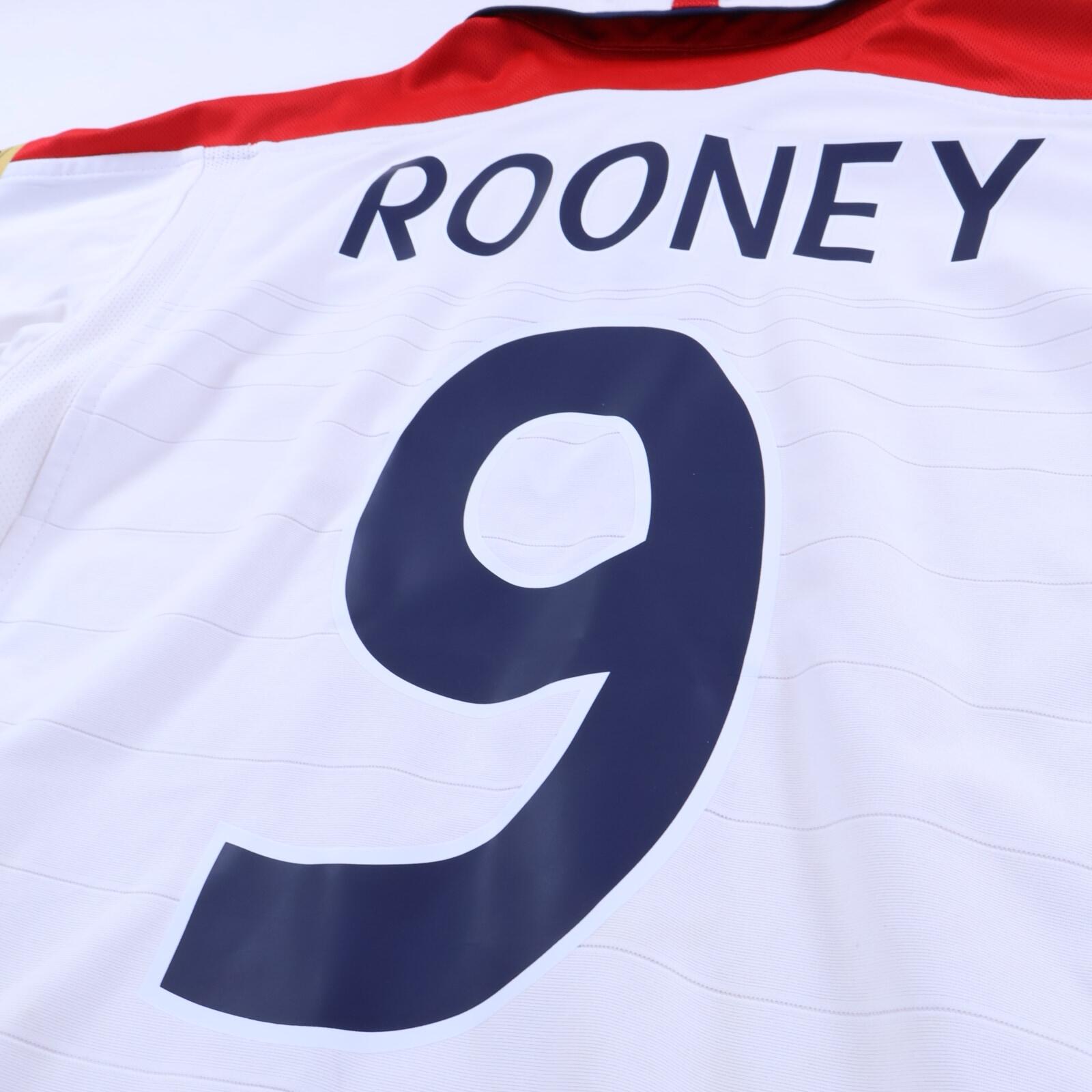 England Rooney #9 2003/05 Home Shirt - M- TAGS