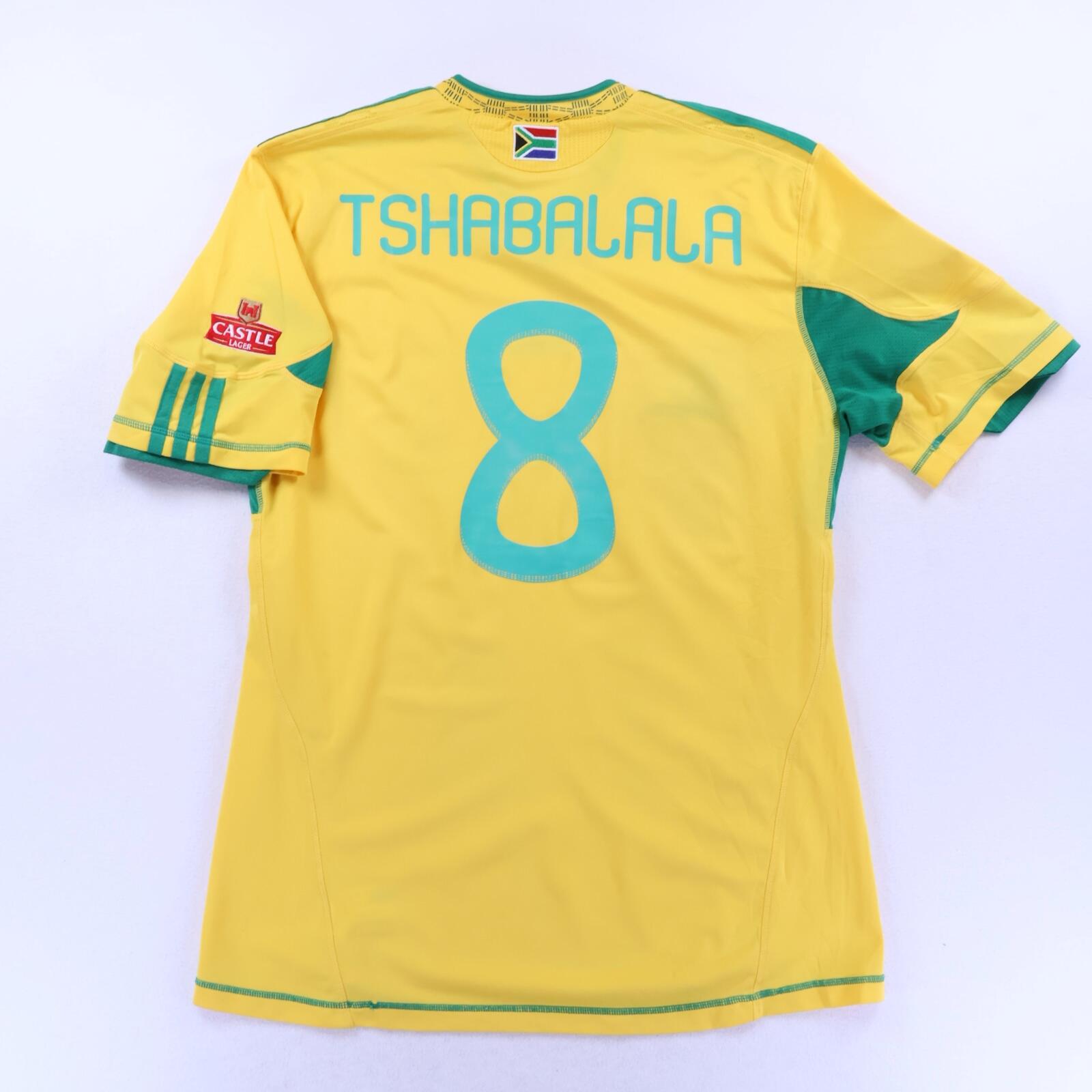 South Africa Tshabalala #8 2010/11 Home Shirt - L- FRONT