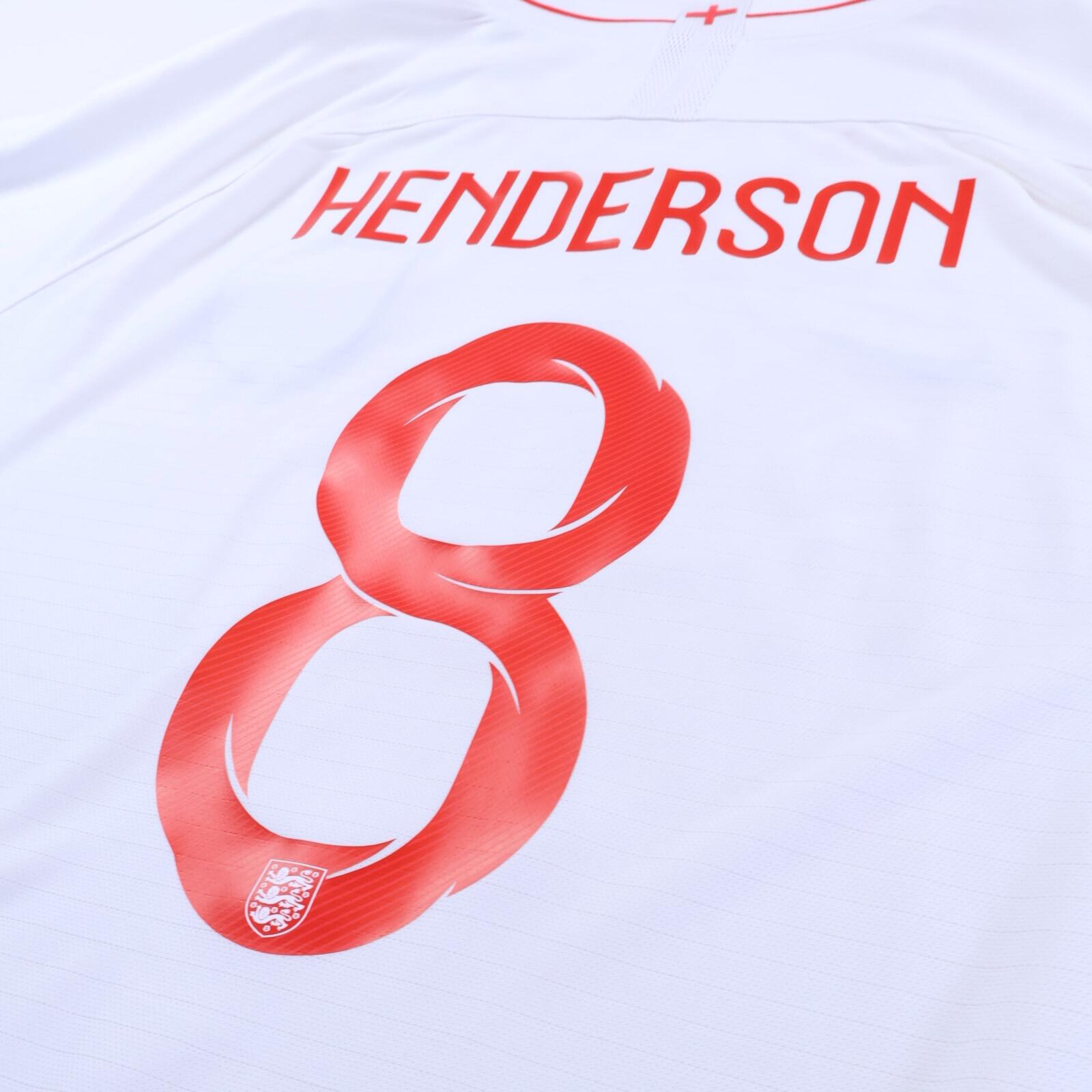 England Henderson #8 2018/19 Home Shirt - XXL- TAGS