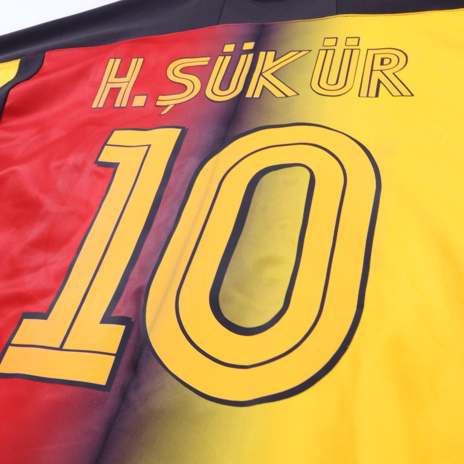 Galatasaray S.K H. Sukur #10 2003/04 Home Shirt - L