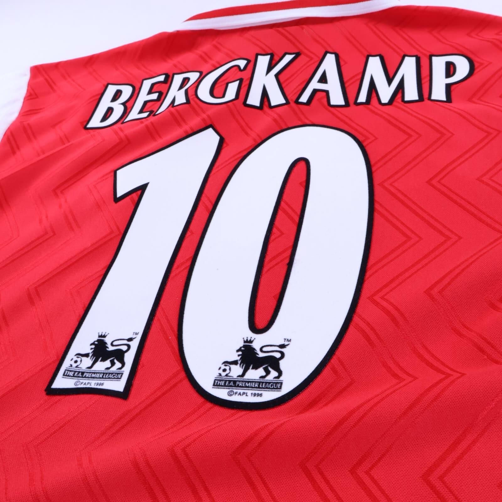 Arsenal Bergkamp #10 1996/98 Home Shirt - L- TAGS