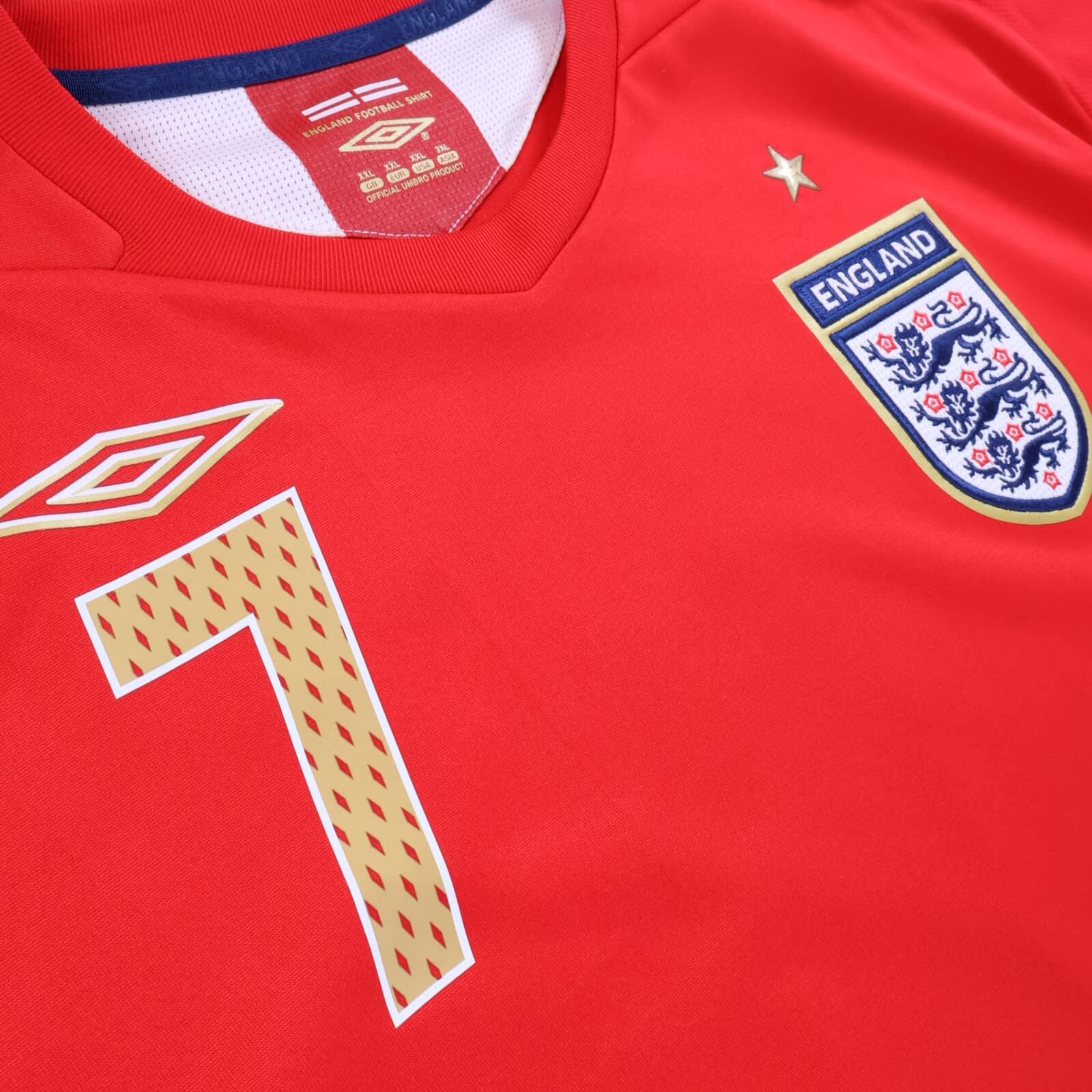 England Beckham #7 2006/08 Away Shirt - 2XL