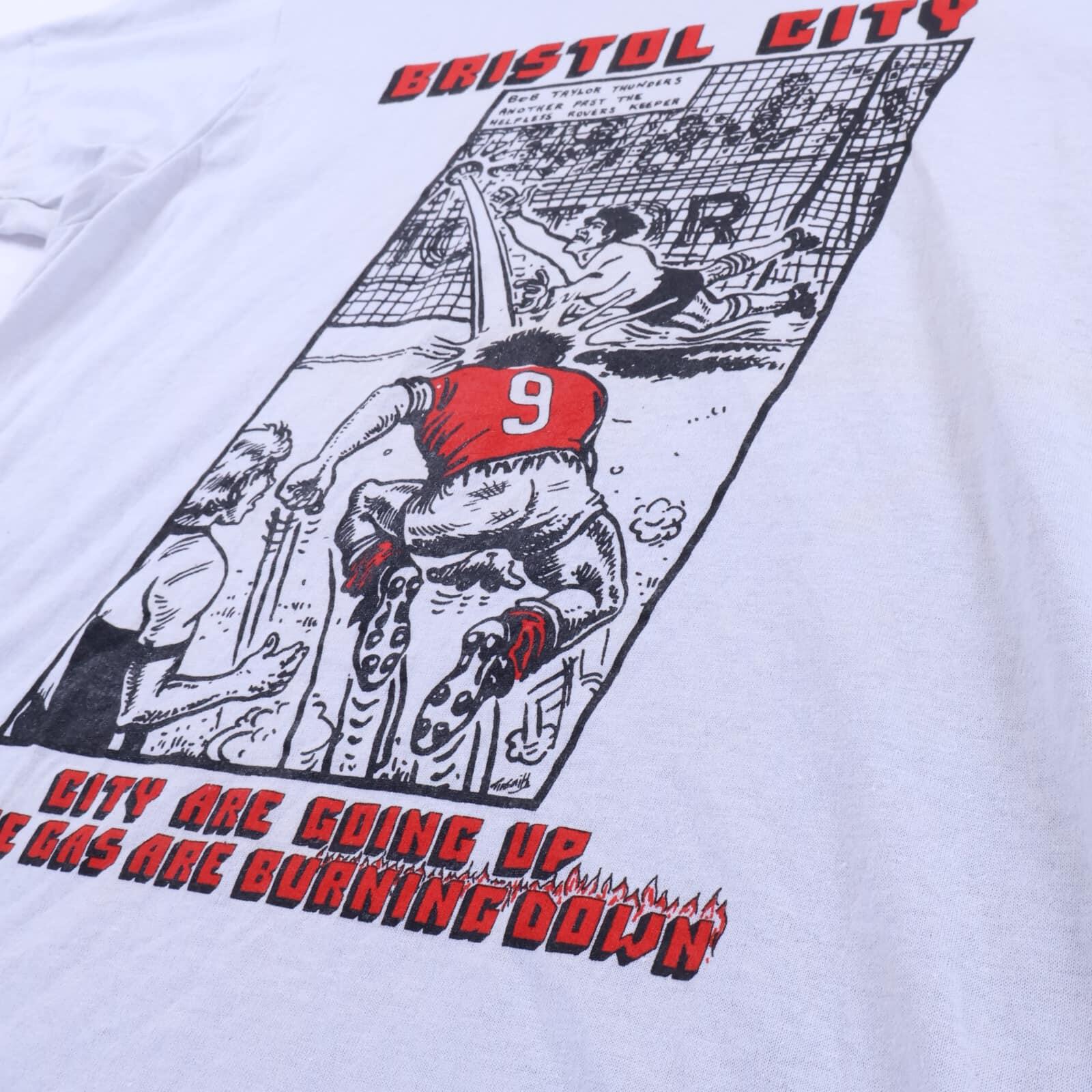 Bristol City F.C T-Shirt - M- BACK