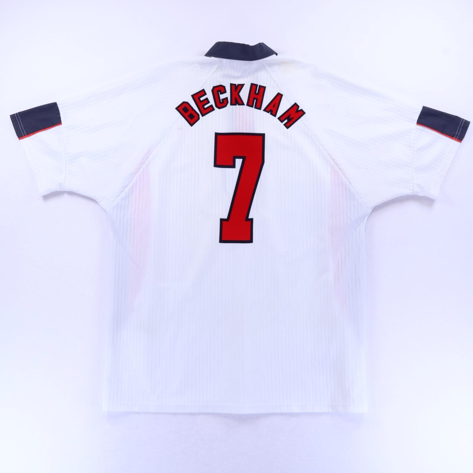 England Beckham #7 1997/99 Home Shirt - XL- FRONT