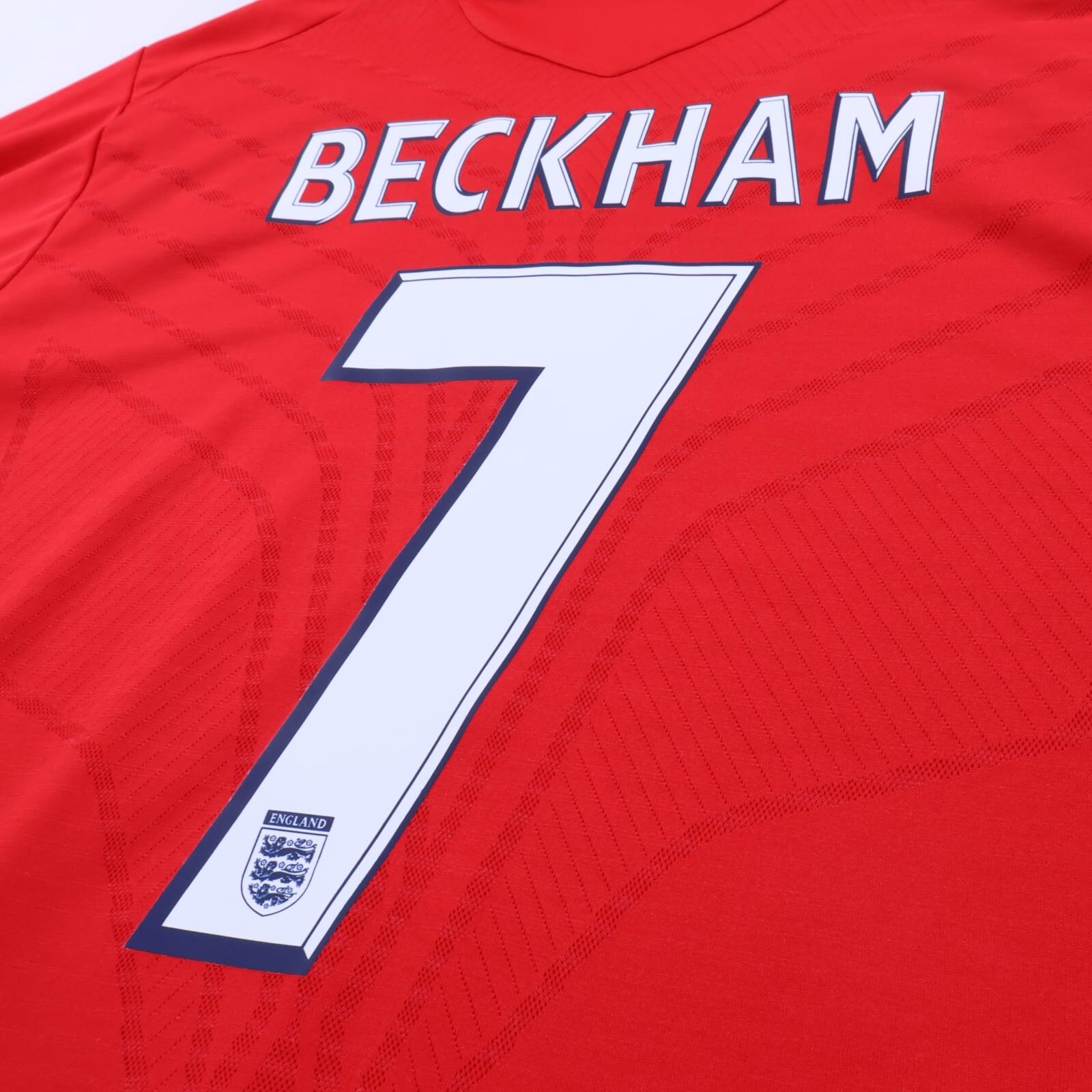 England Beckham #7 2008/10 Away Shirt - L- TAGS