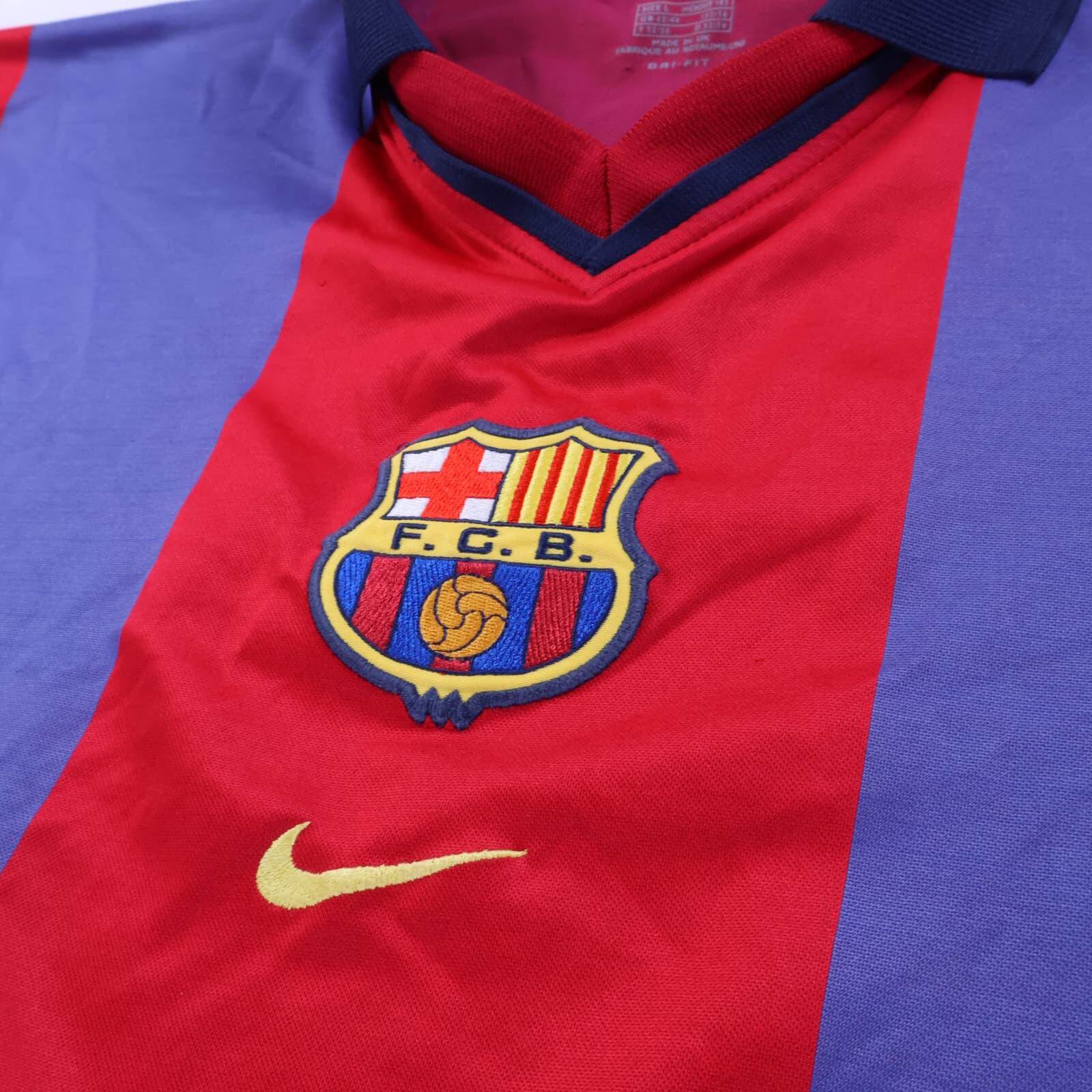 Barcelona 2000/01 Home Shirt - L- BACK