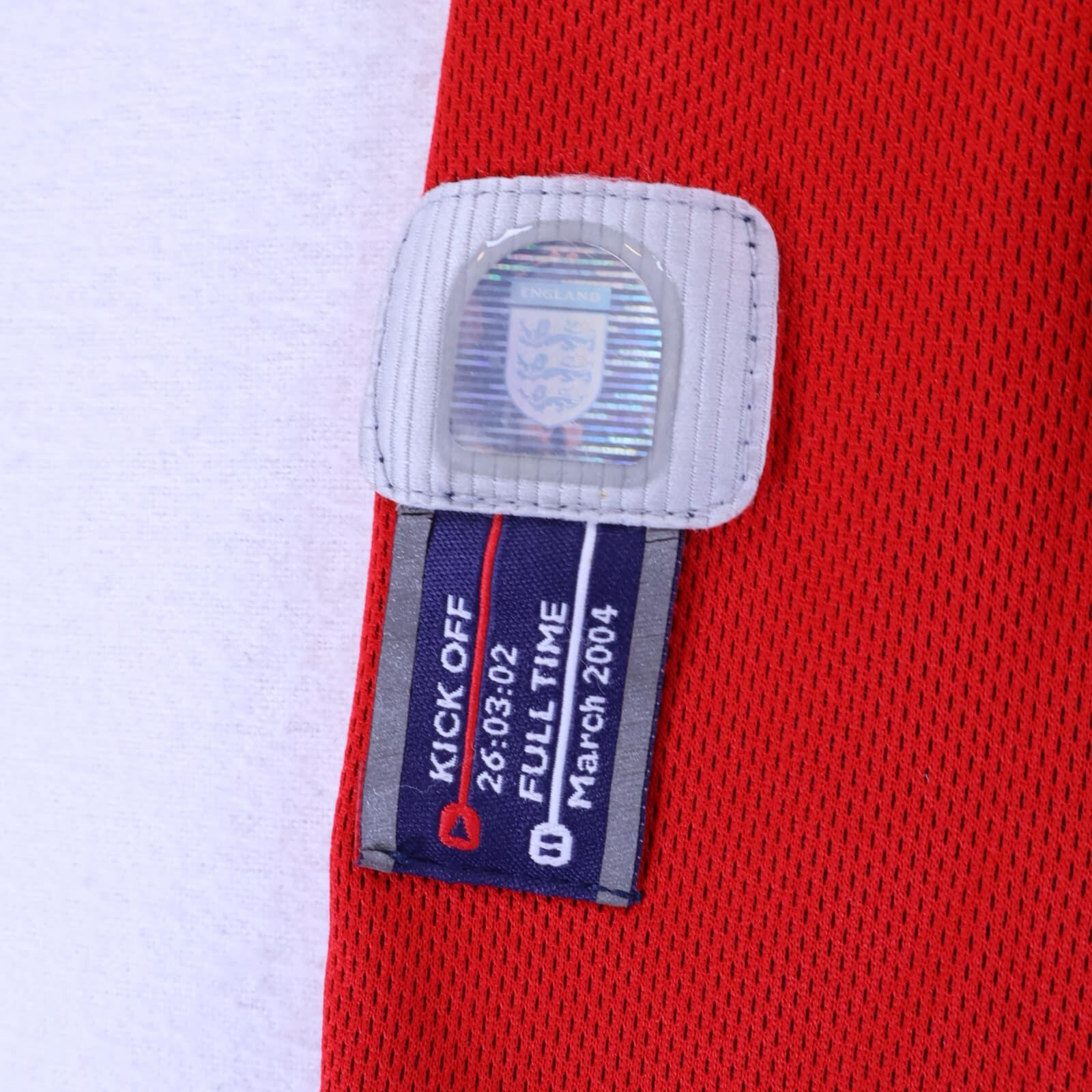 England Heskey #11 2002/04 Away Shirt - Reversible - L