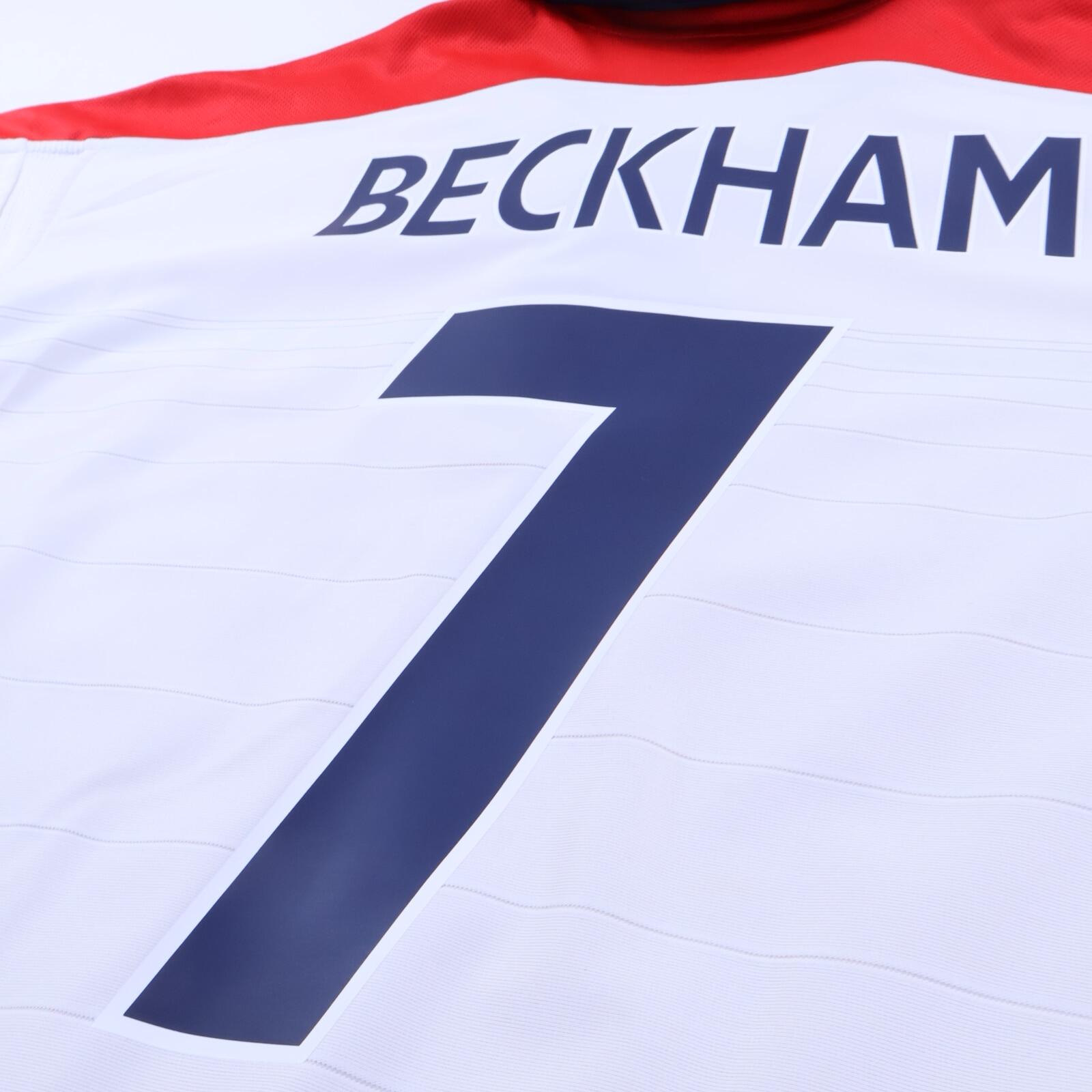 England Beckham #7 2003/05 Home Shirt - Reversible - 2XL