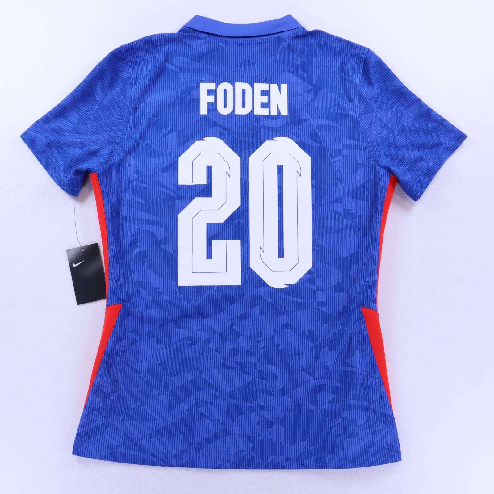 *NWT* England Foden #20 2020/21 Away Shirt - Player Issue - L- FRONT